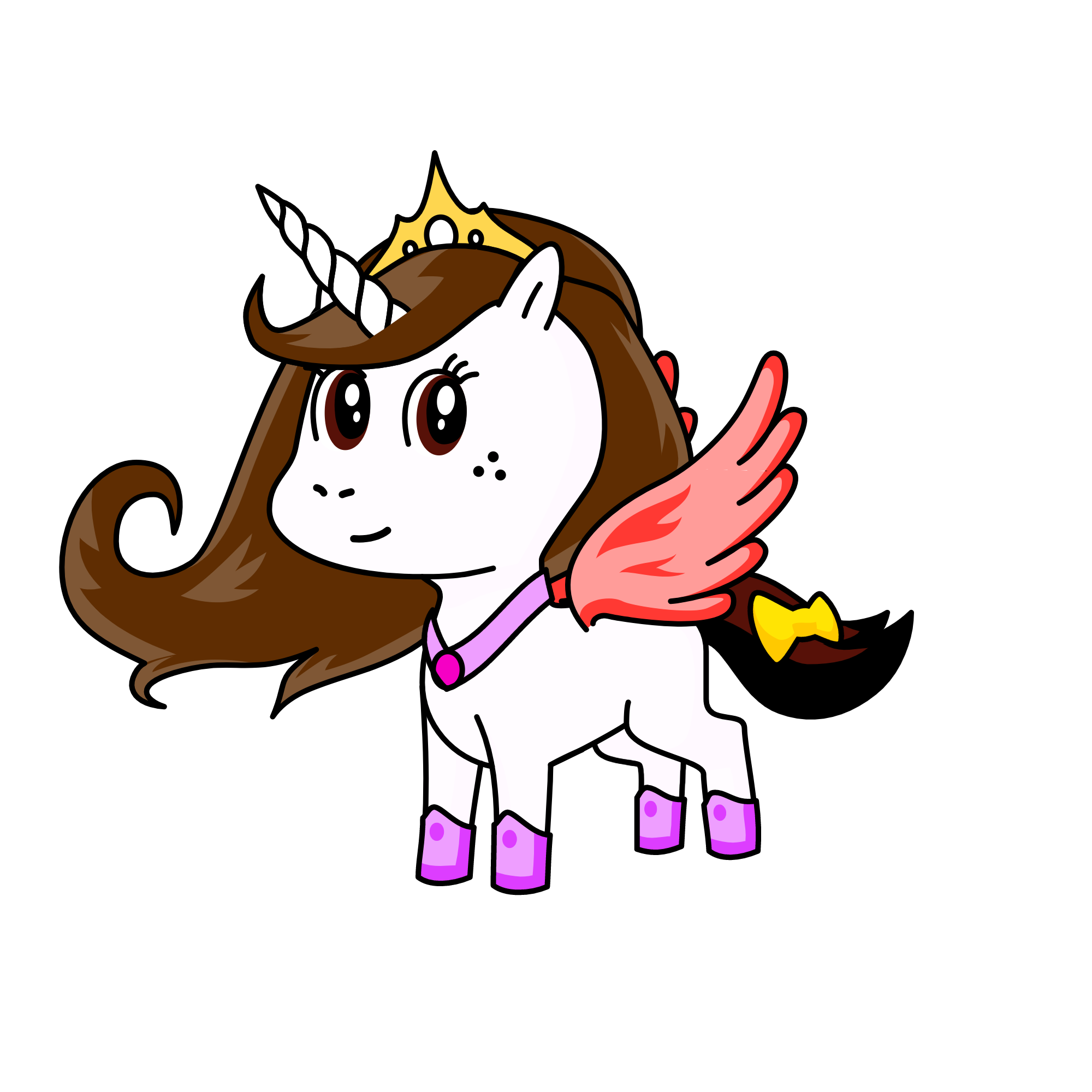 Princess Evelyn, the unicorn
