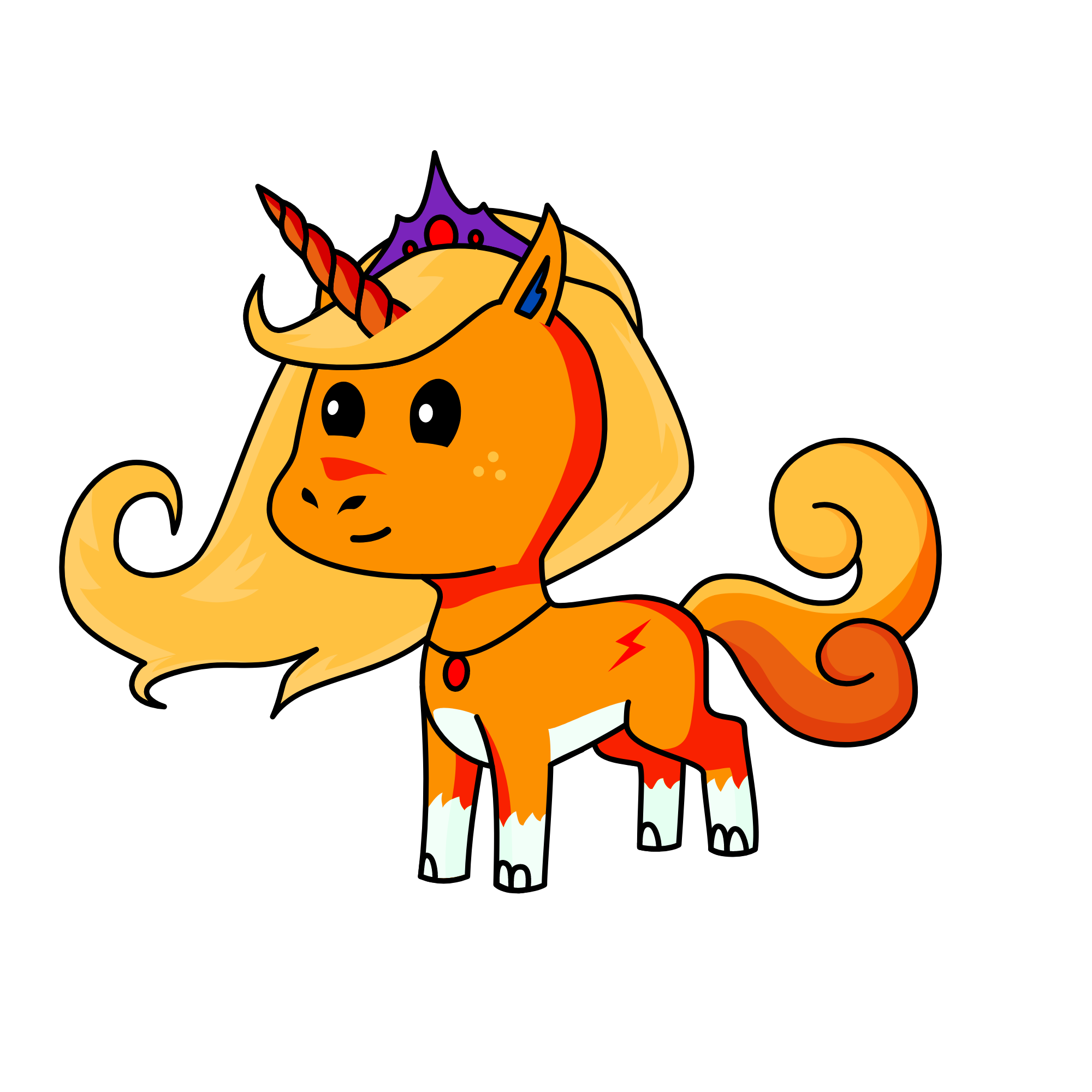 Sunny, the unicorn