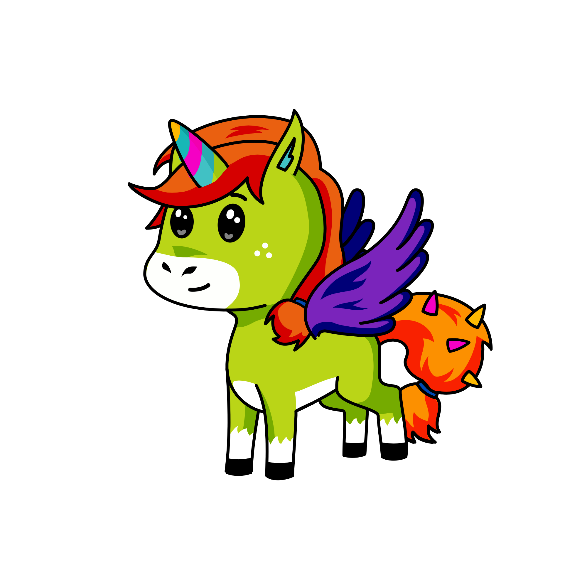 Crazy, the unicorn