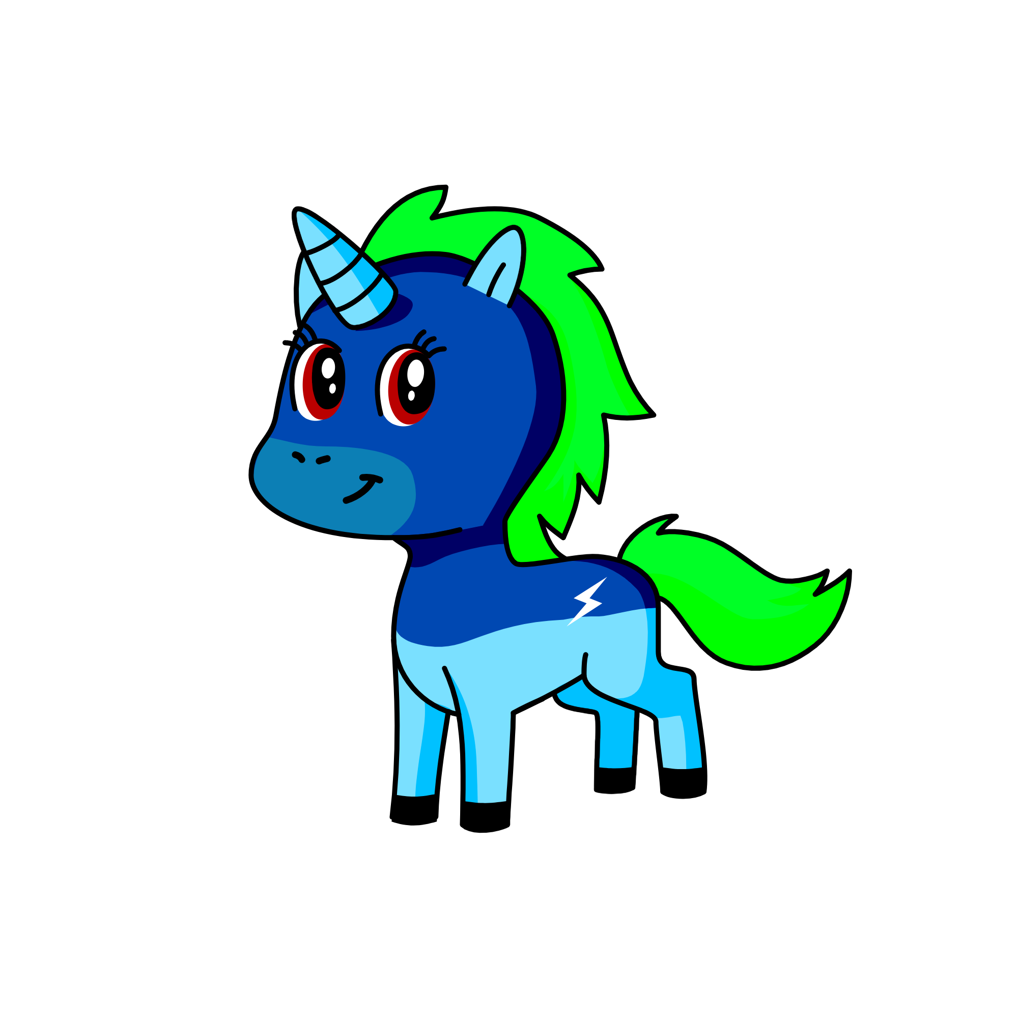 Rainbow Dash (Wonderbolts) , the unicorn