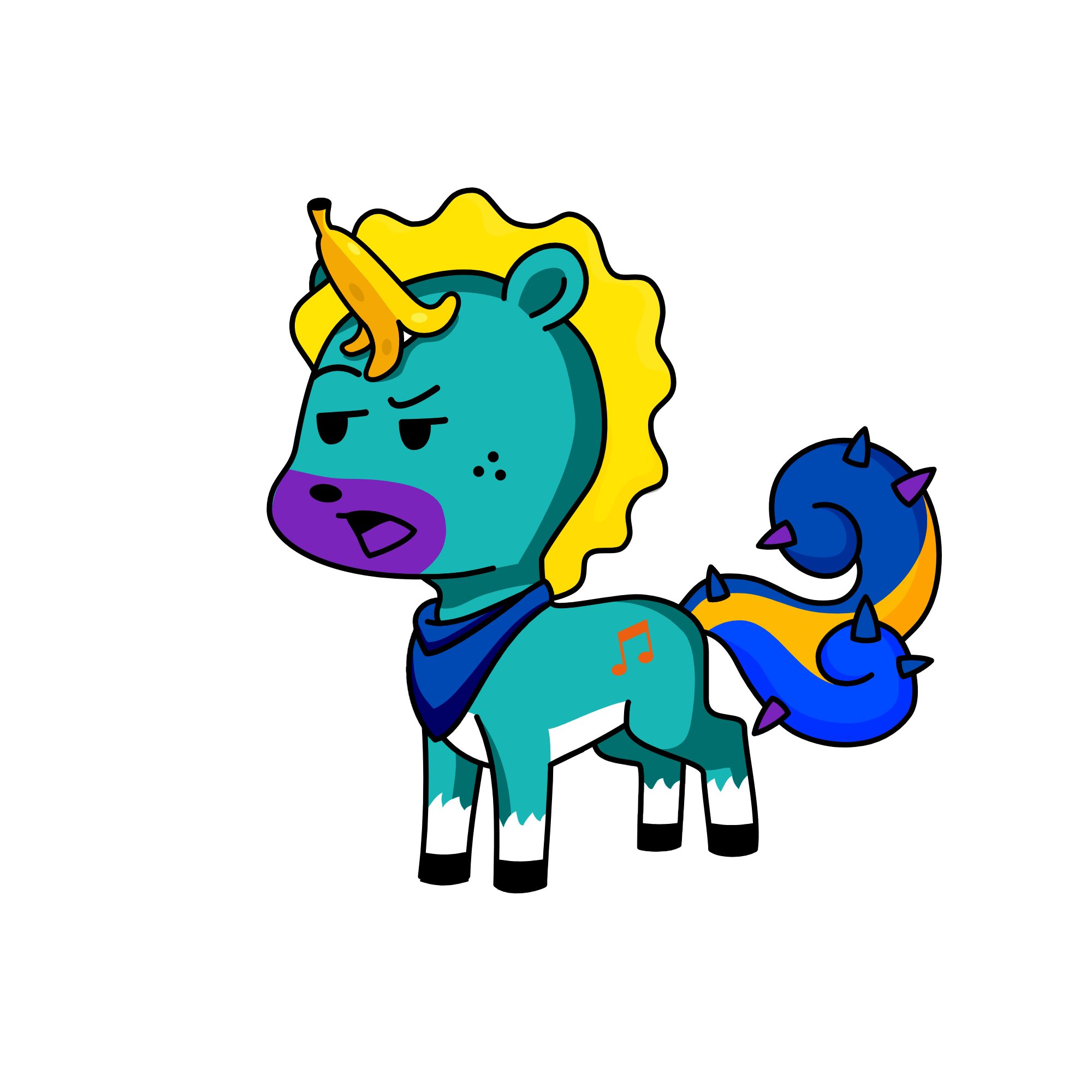Kavin (Boy Karen) , the unicorn