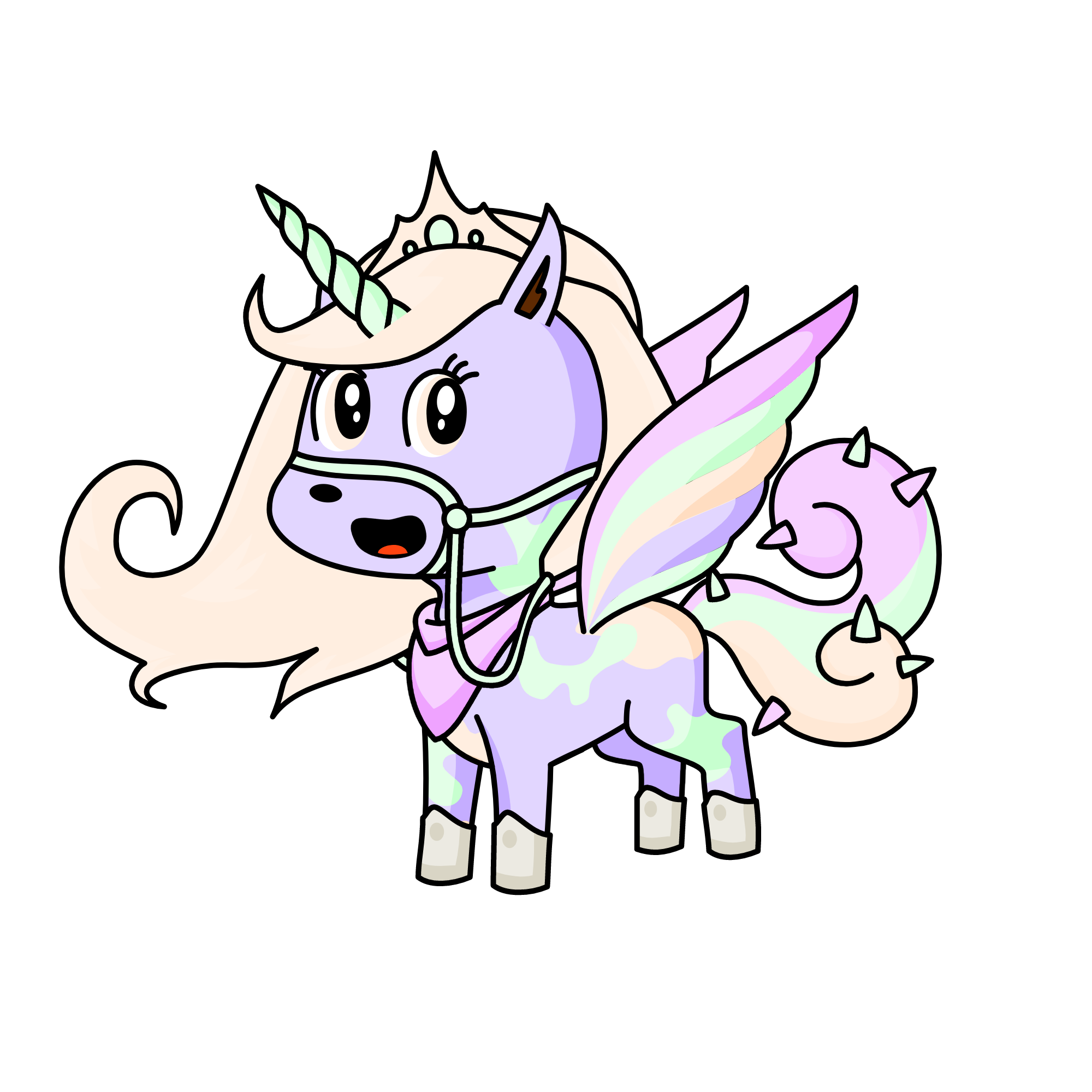pastel ;) , the unicorn