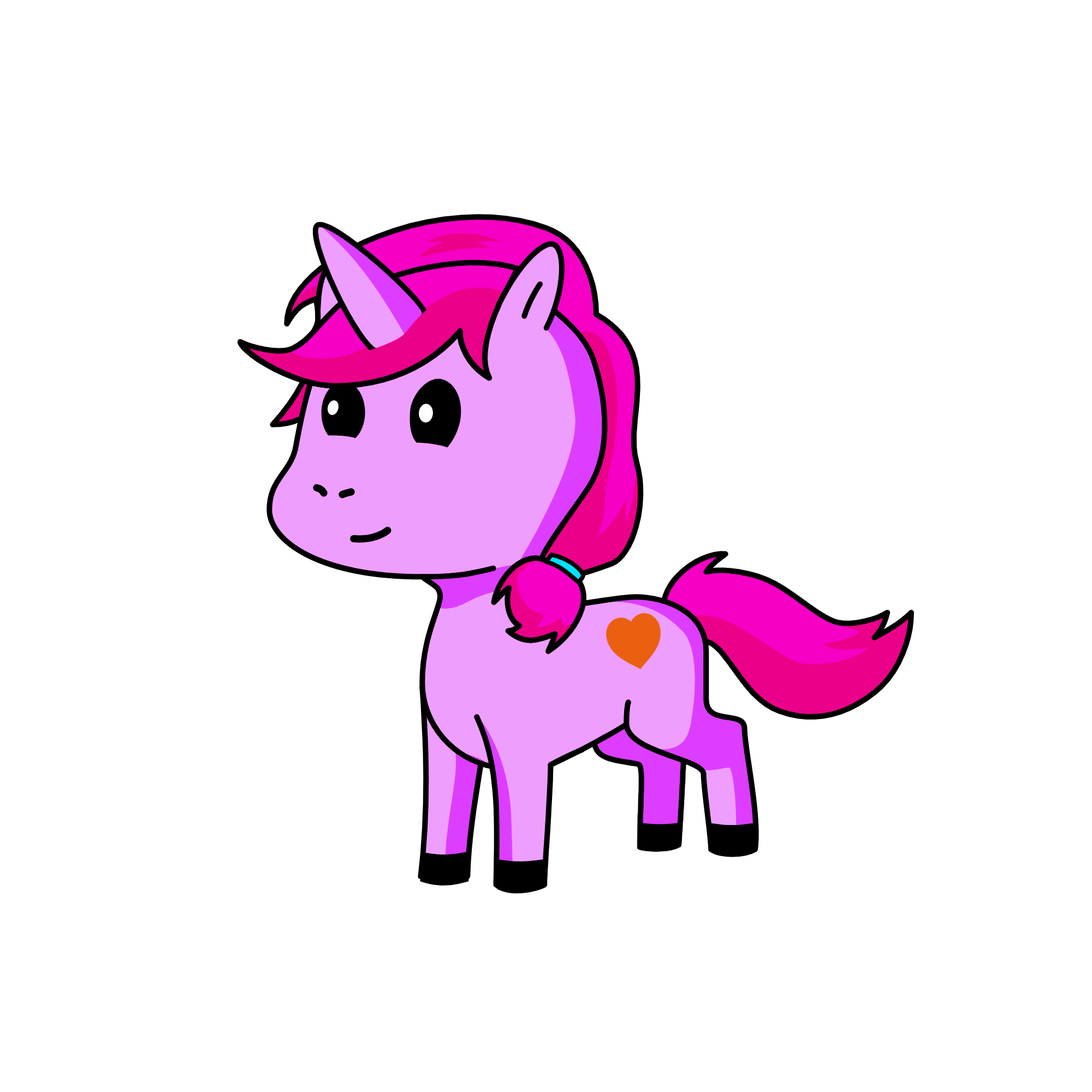 Pinkie pie, the unicorn