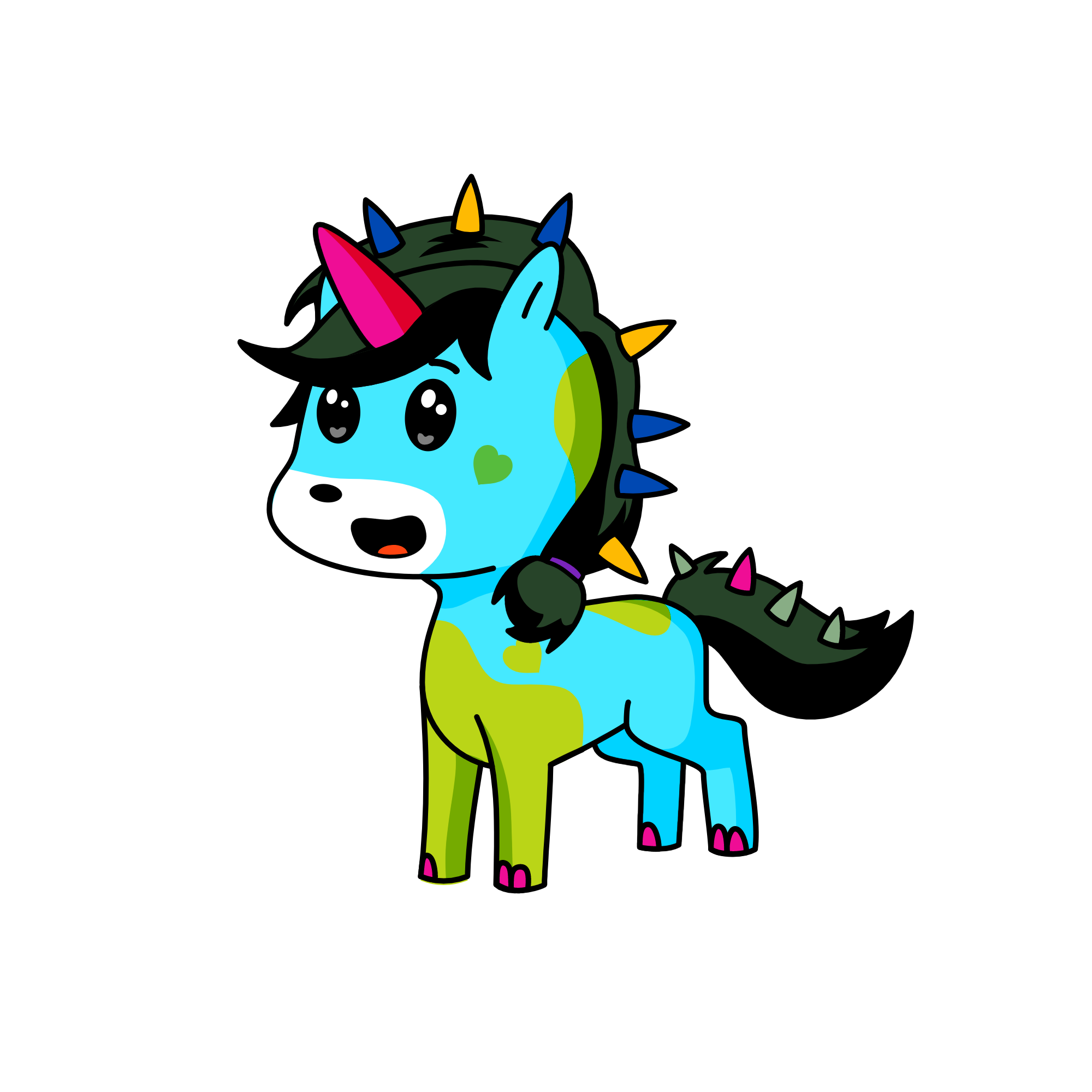 crazy corn, the unicorn