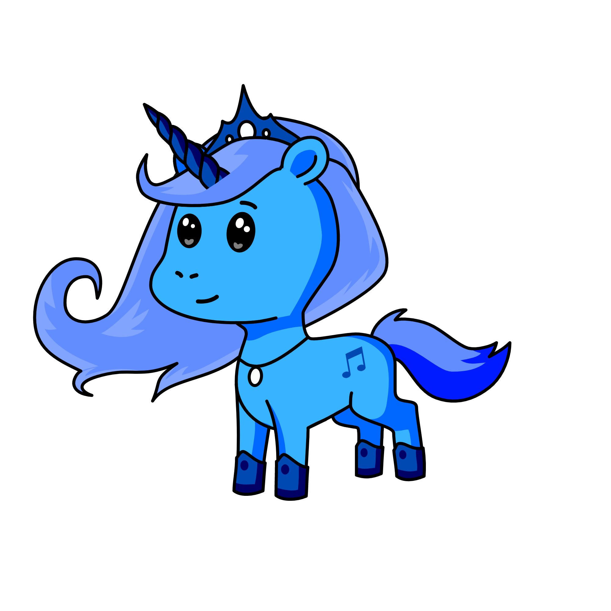 Princess Luna , the unicorn