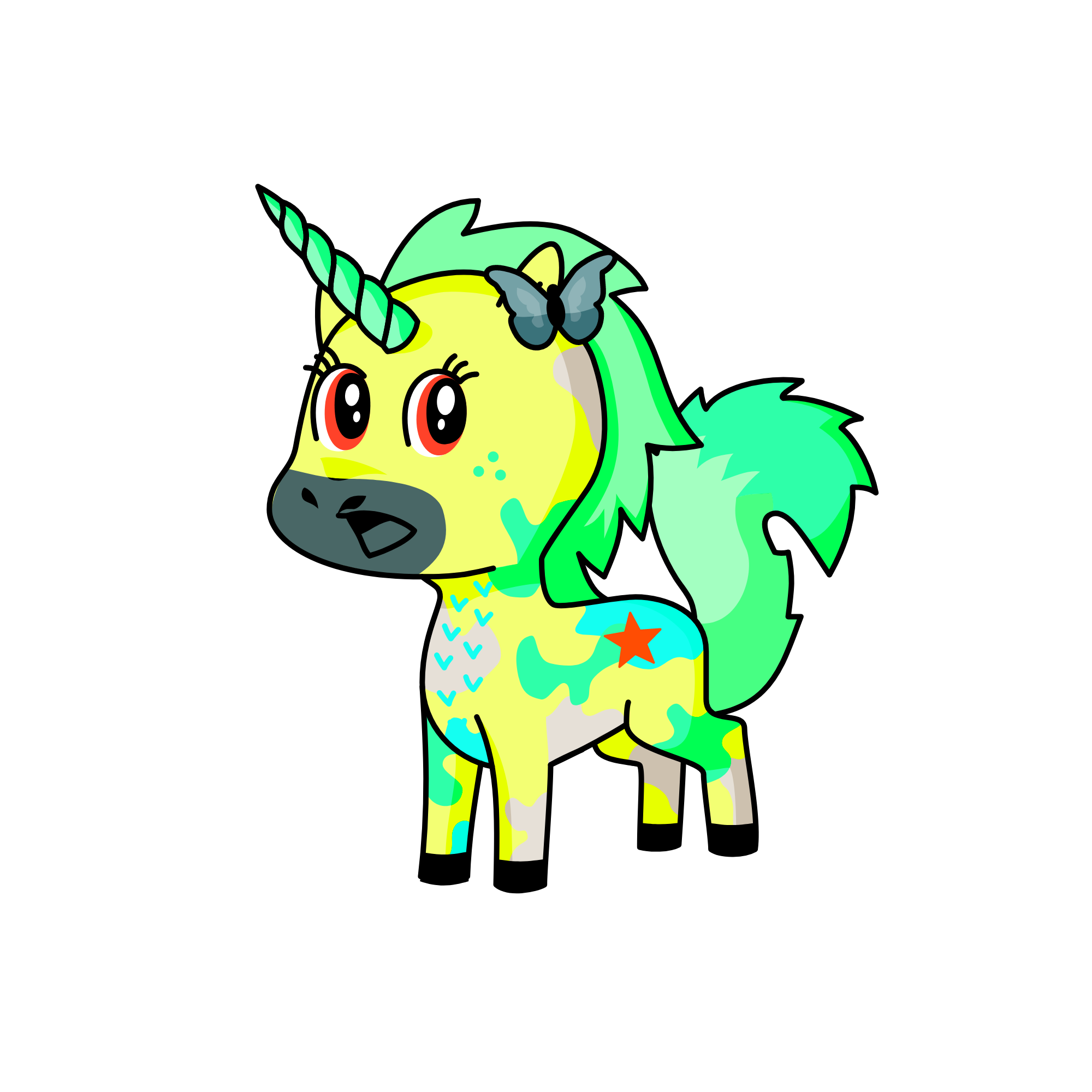 Rambina, the unicorn