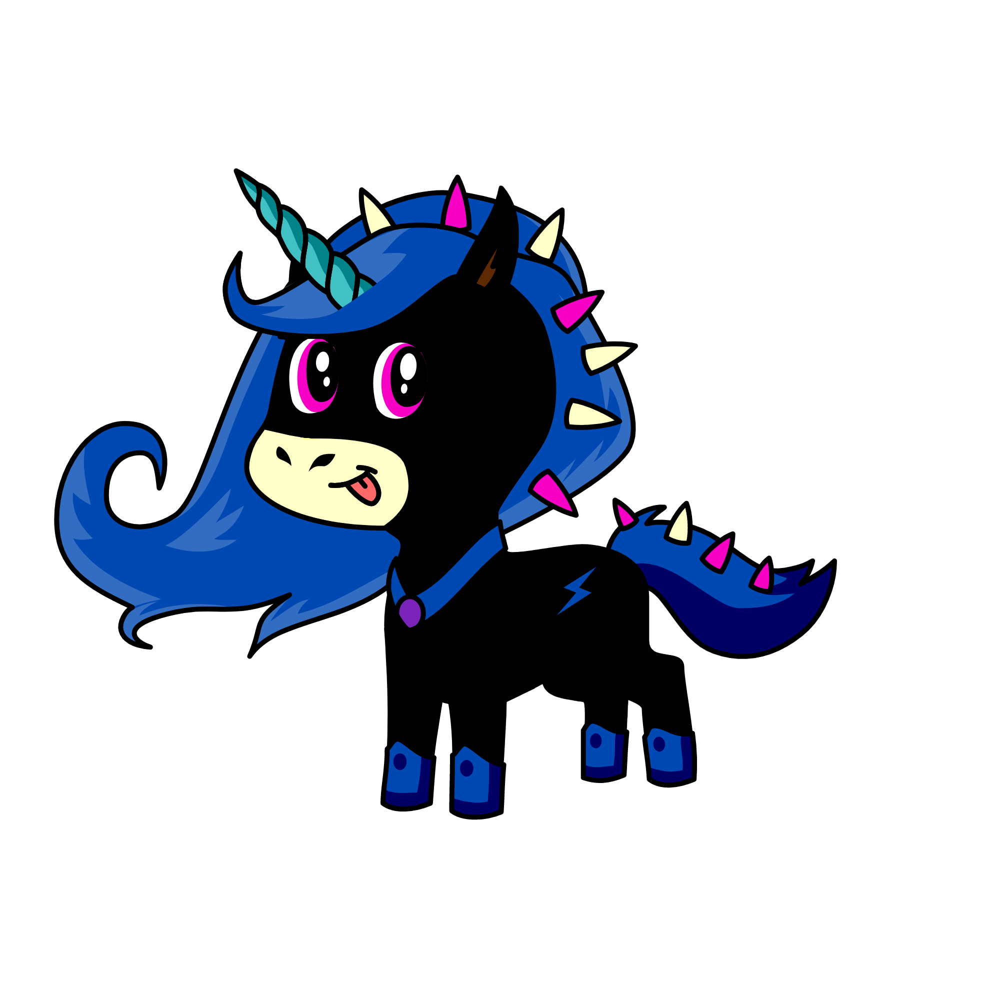 gece, the unicorn