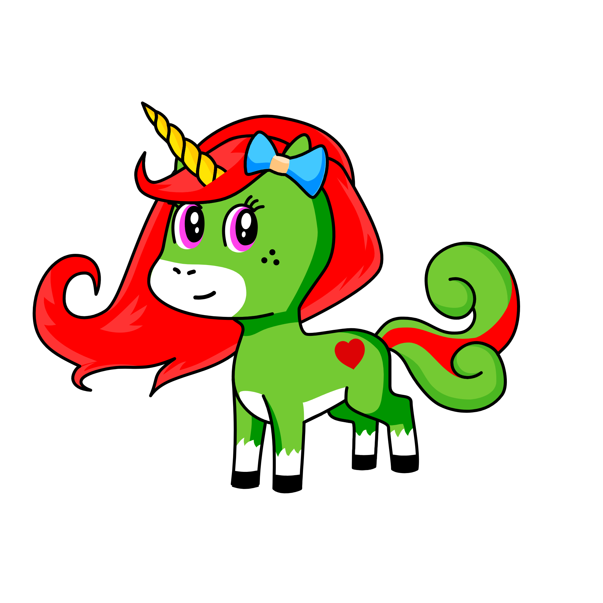 christmas, the unicorn
