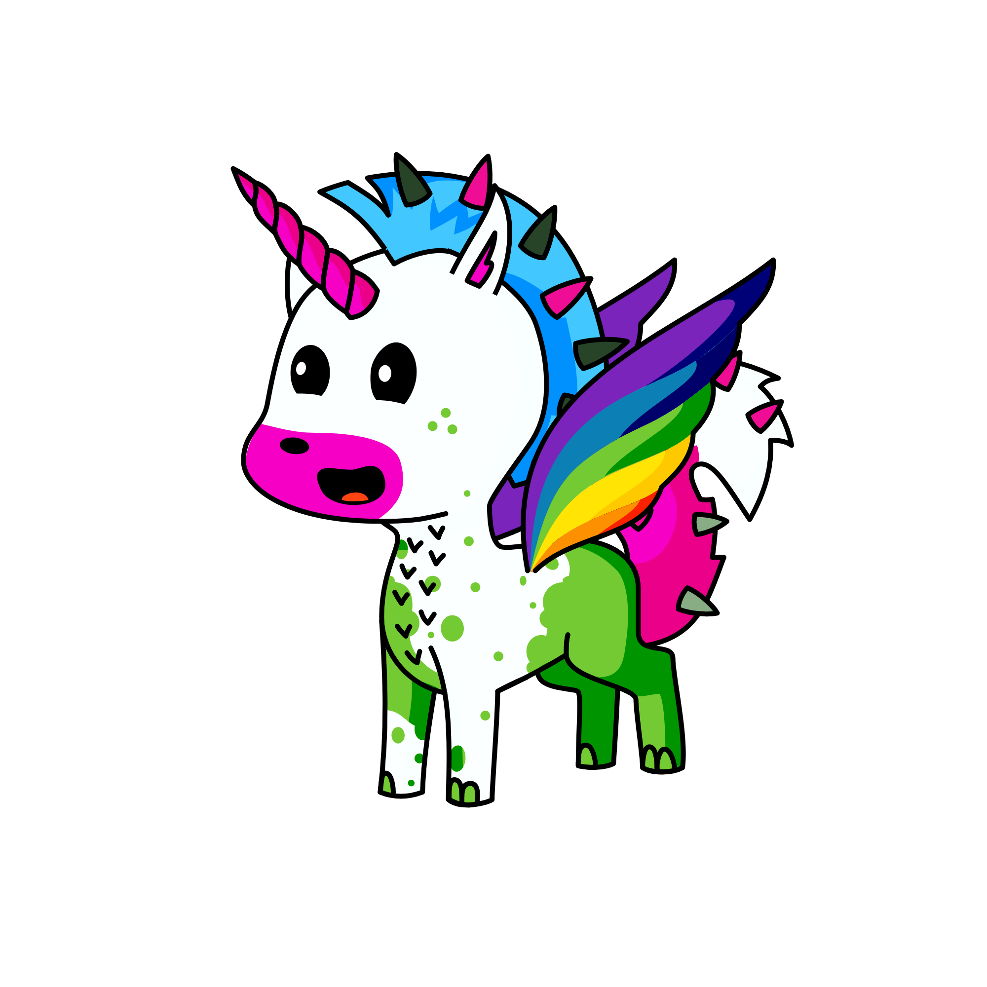 PartyPopper, the unicorn