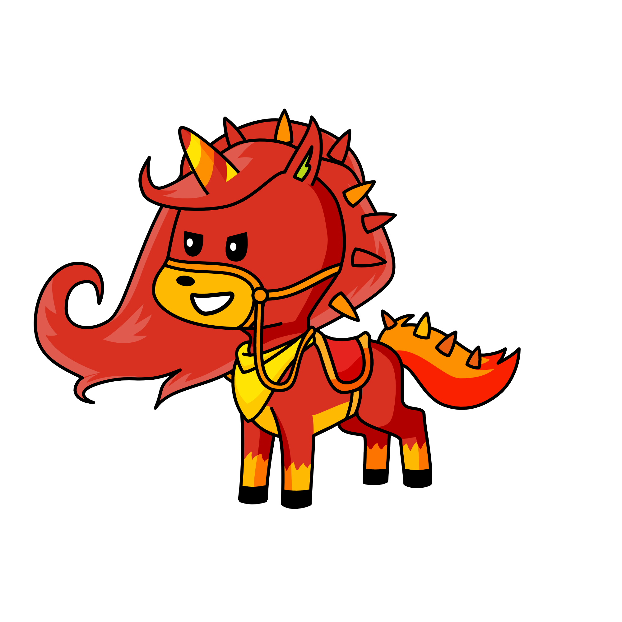 Fire, the unicorn