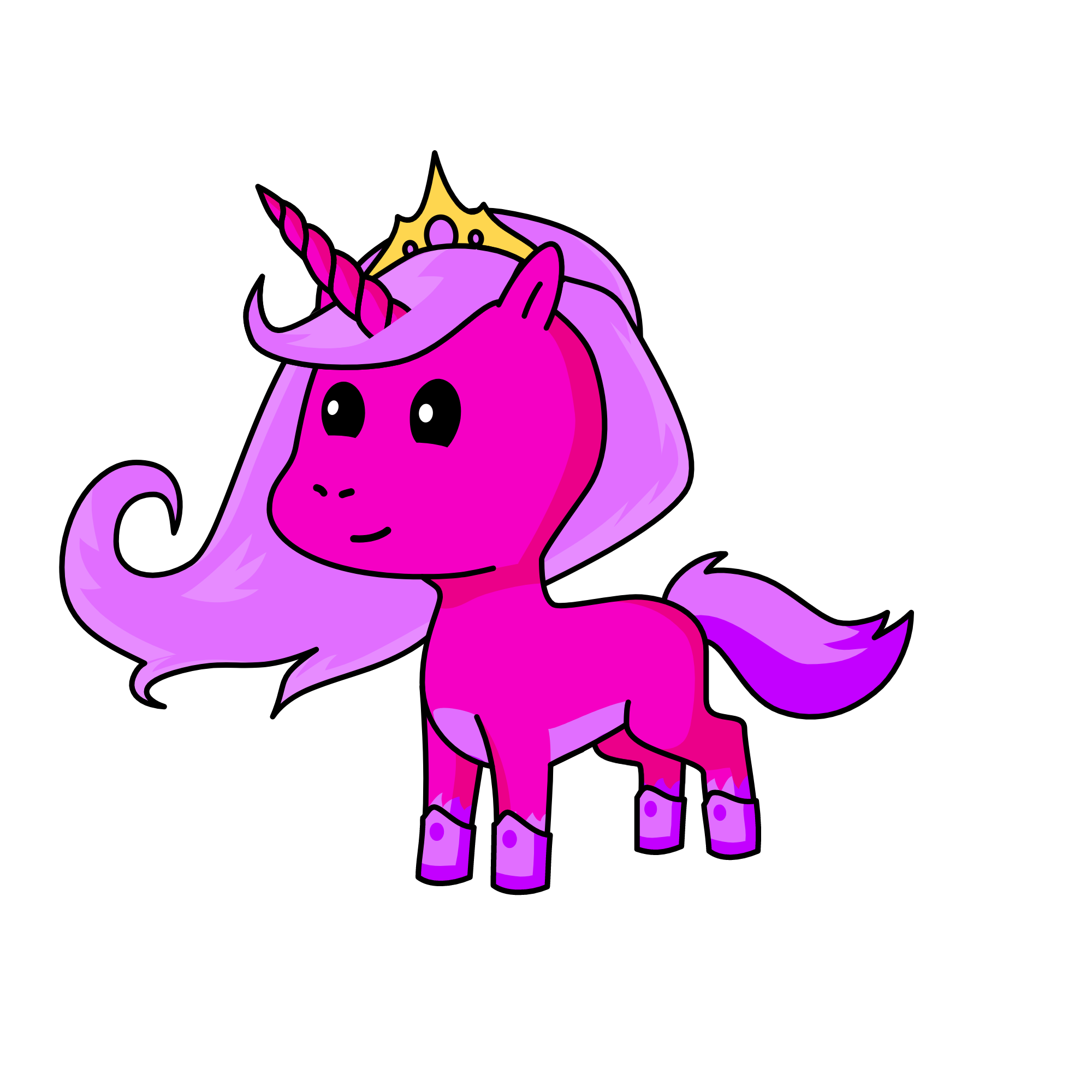 princess, the unicorn