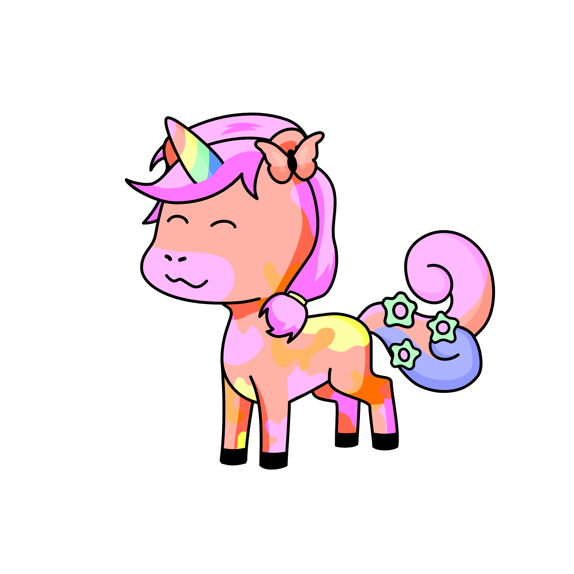 cake, the unicorn