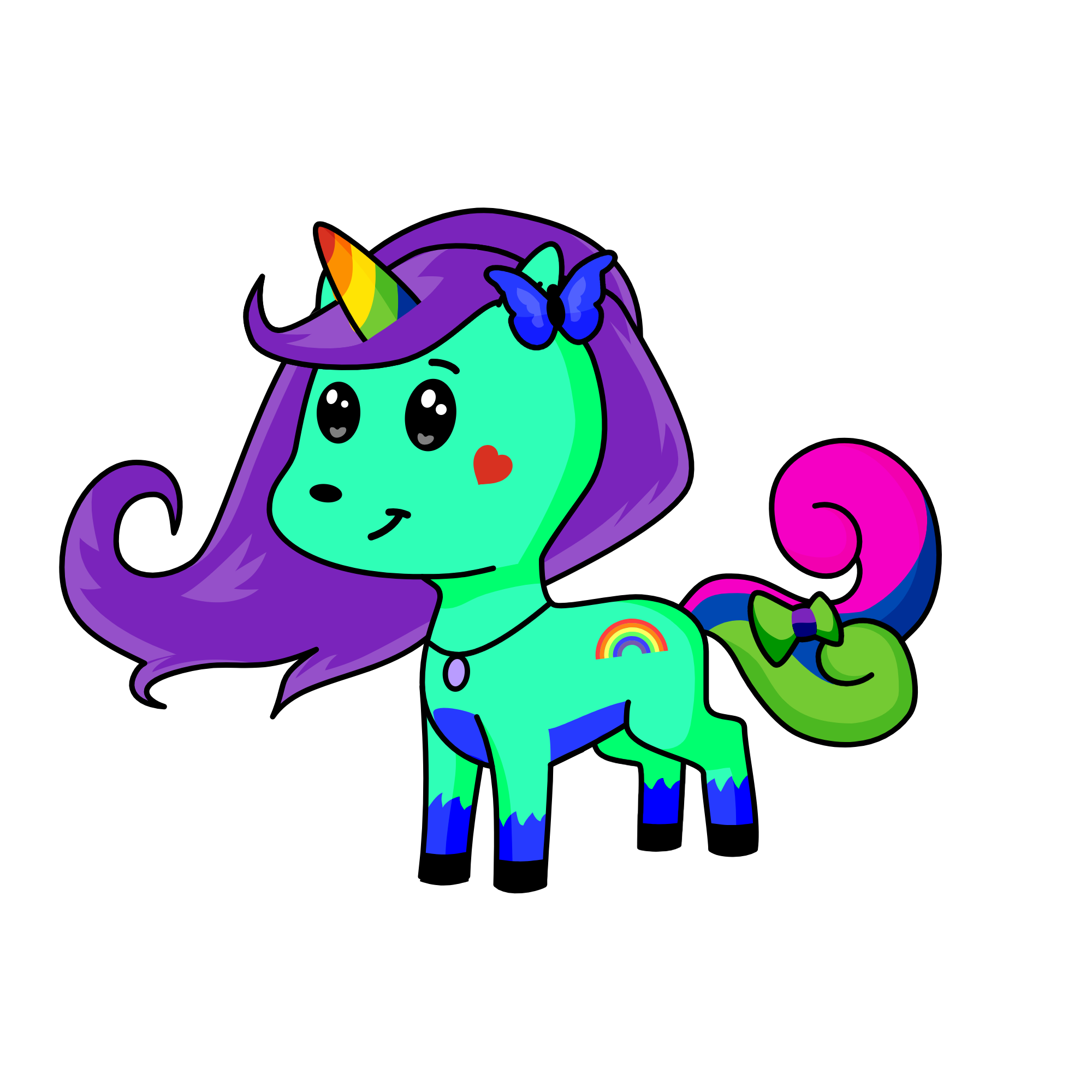 Lacey, the unicorn