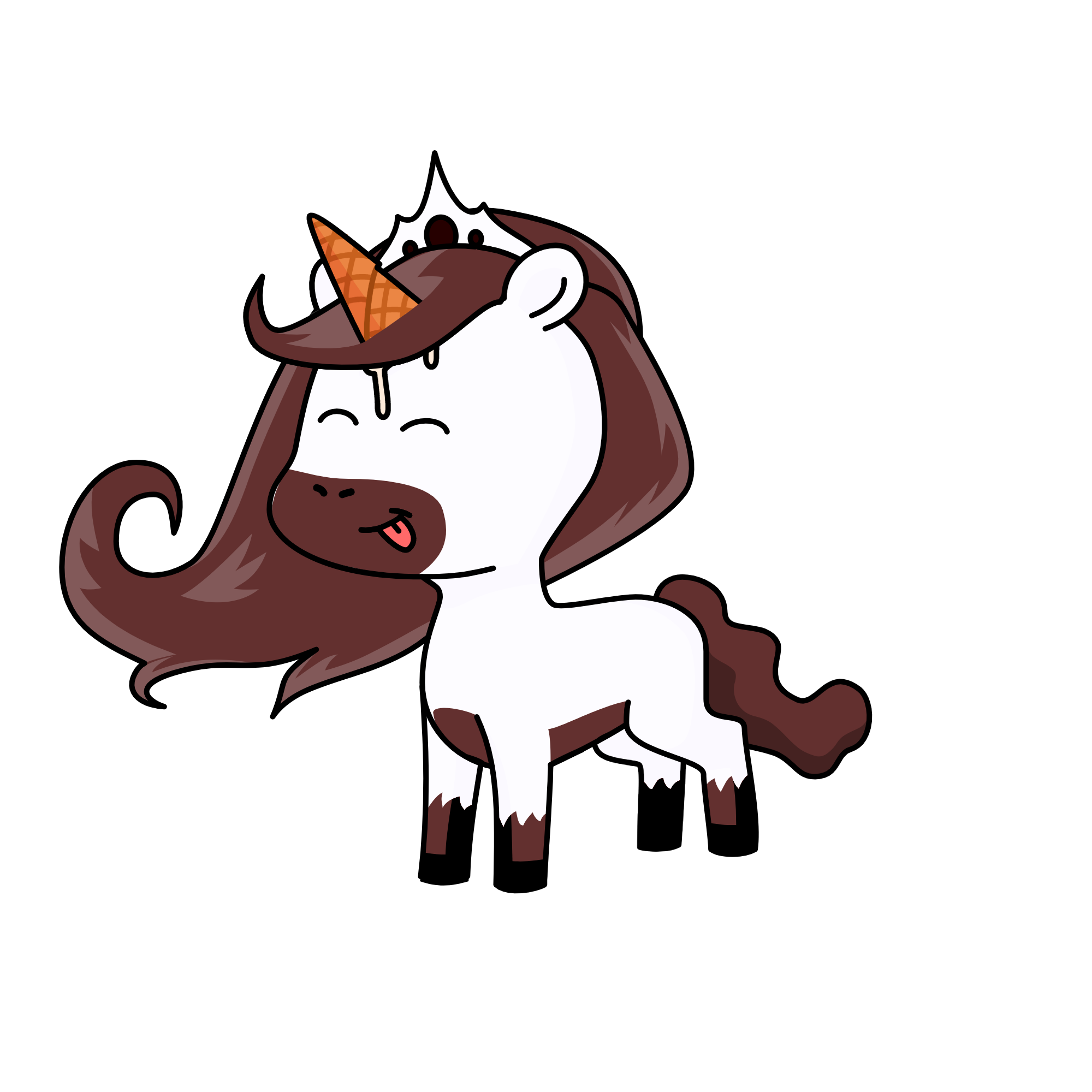 Ice cream, the unicorn