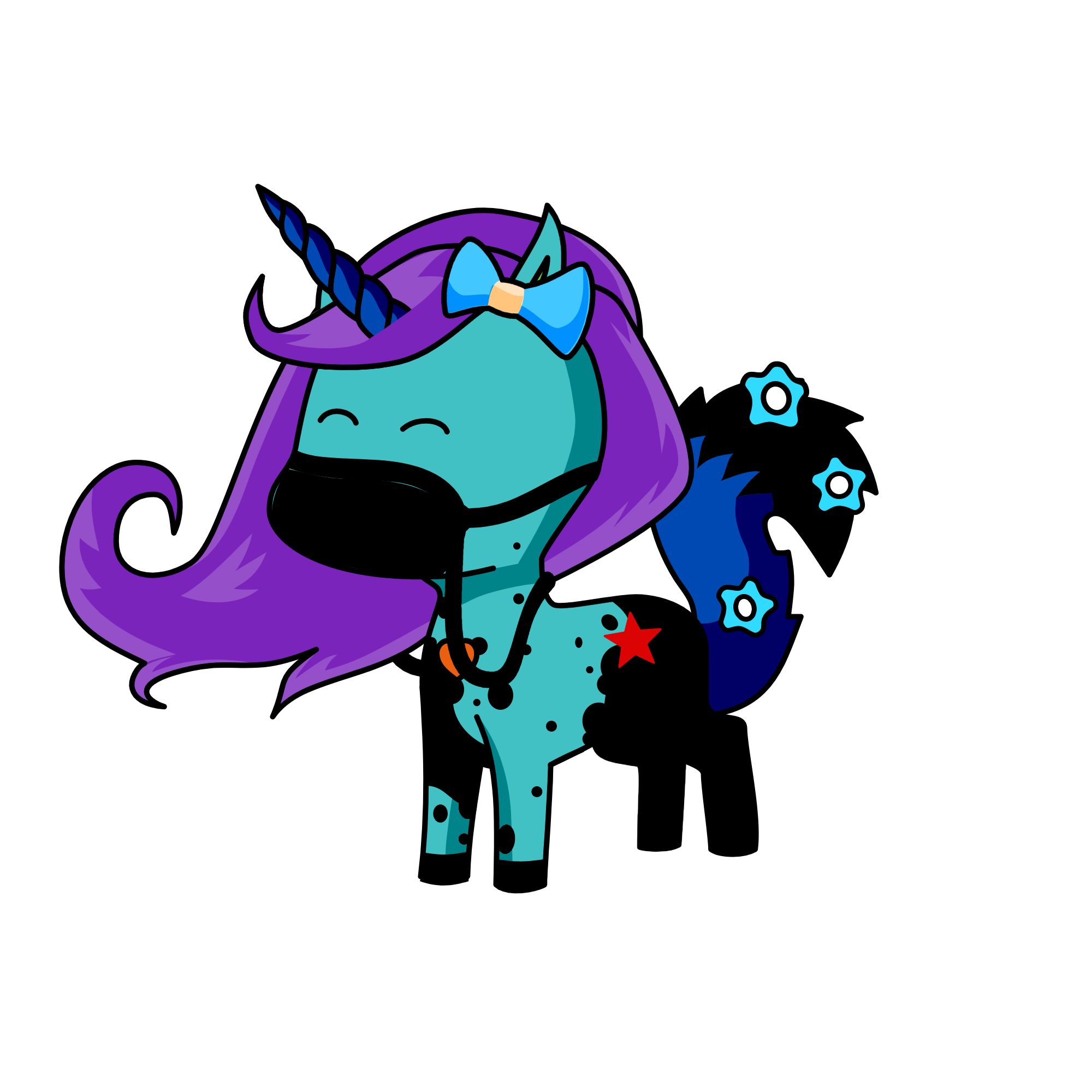 coral , the unicorn