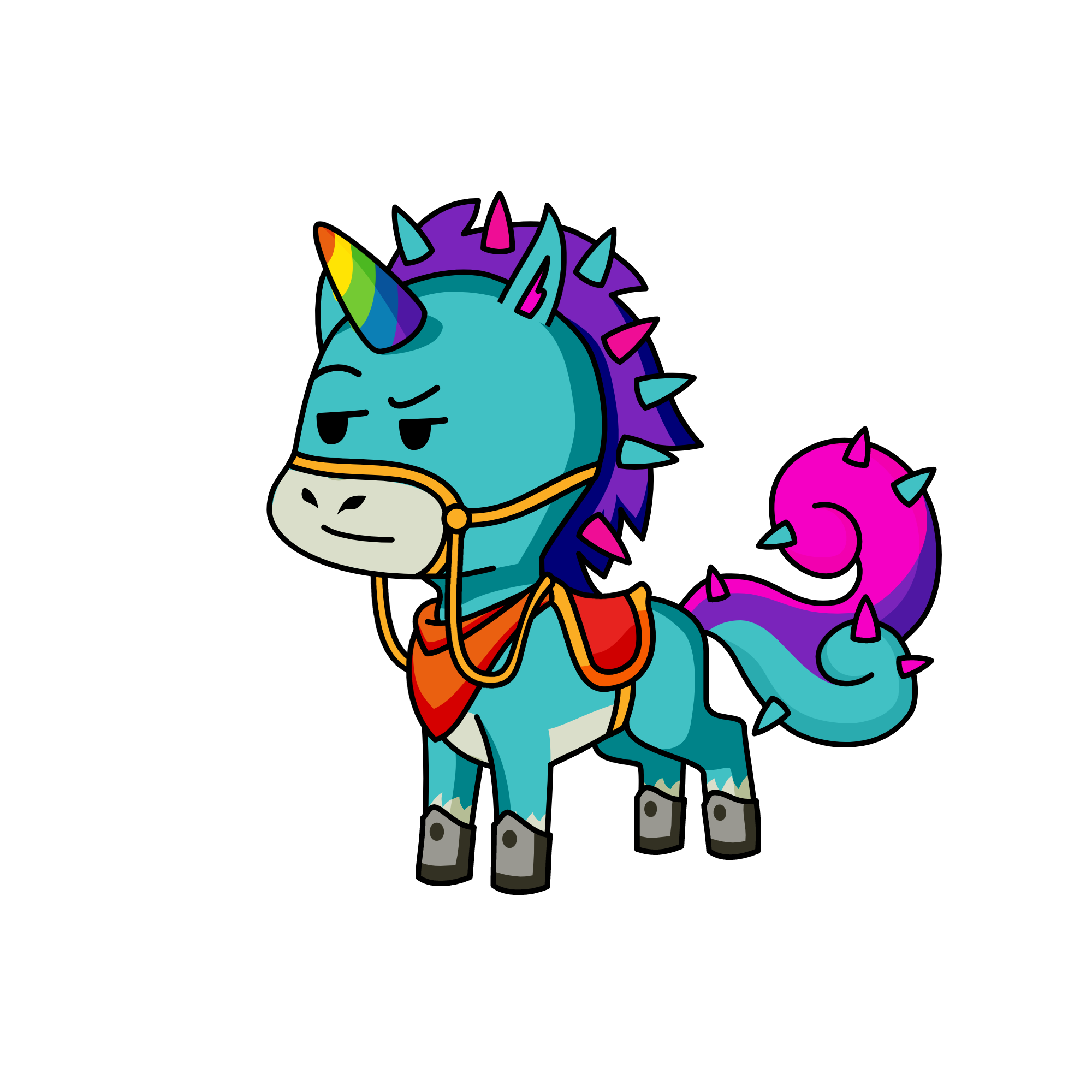 Bi Pride, the unicorn