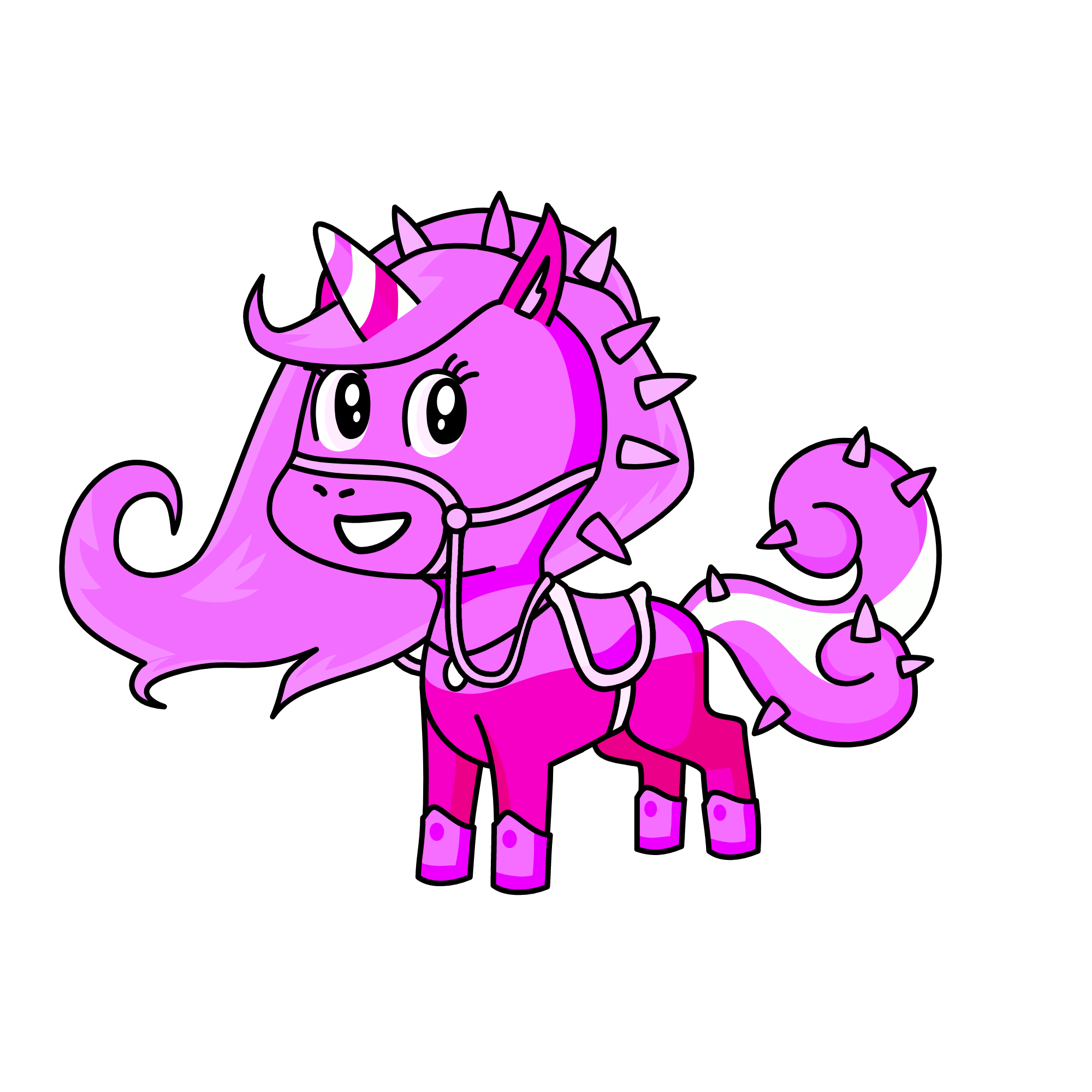 Pink's mom, the unicorn