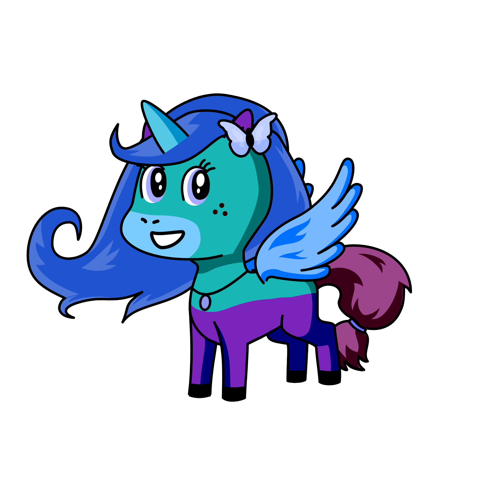 Sandra , the unicorn