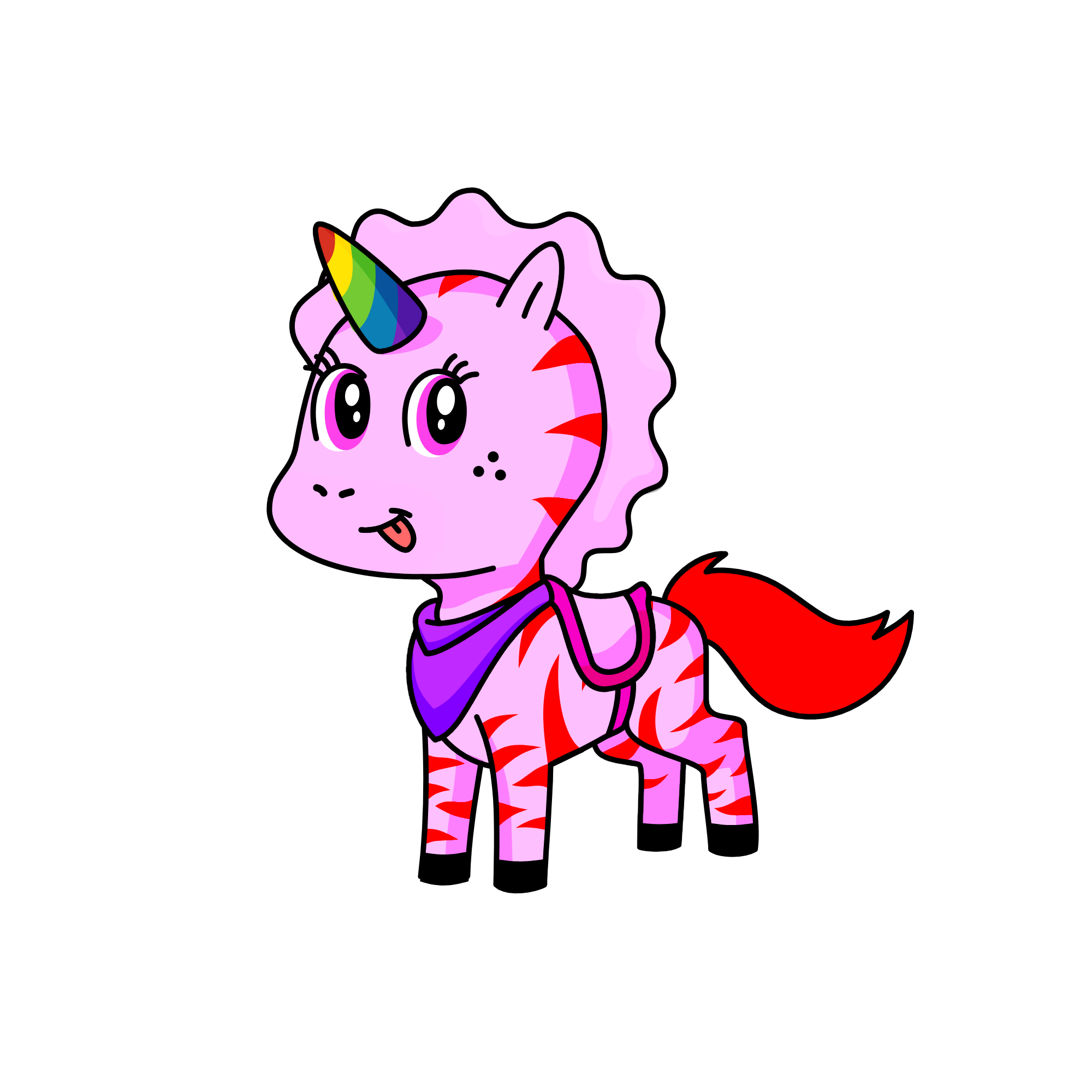 rainbow skyner , the unicorn