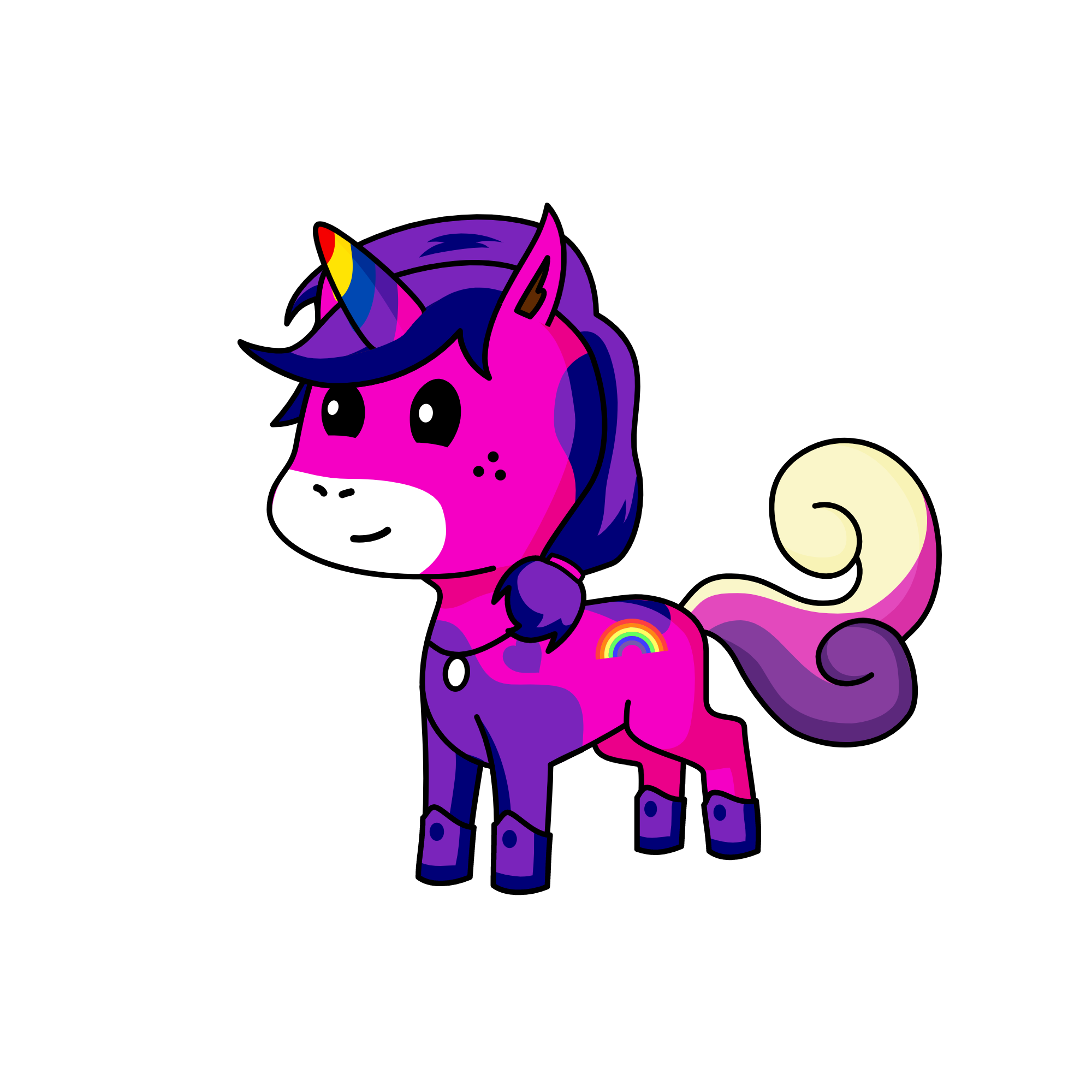 Pinky, the unicorn