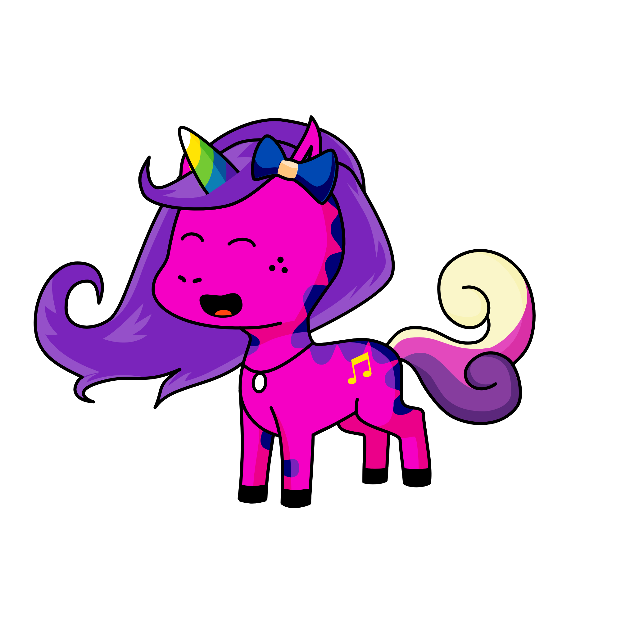 Music, the unicorn
