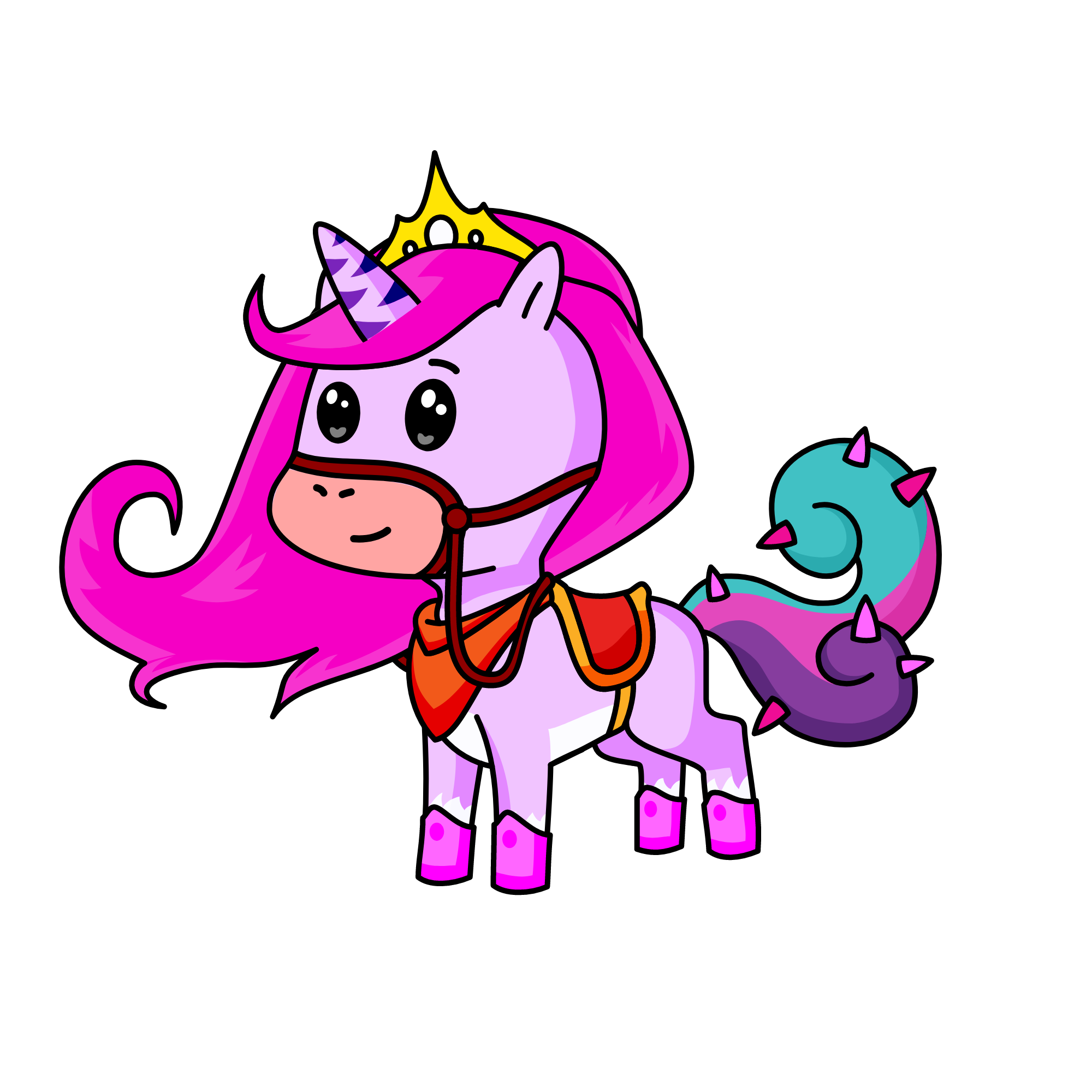 Princesa Diamante , the unicorn
