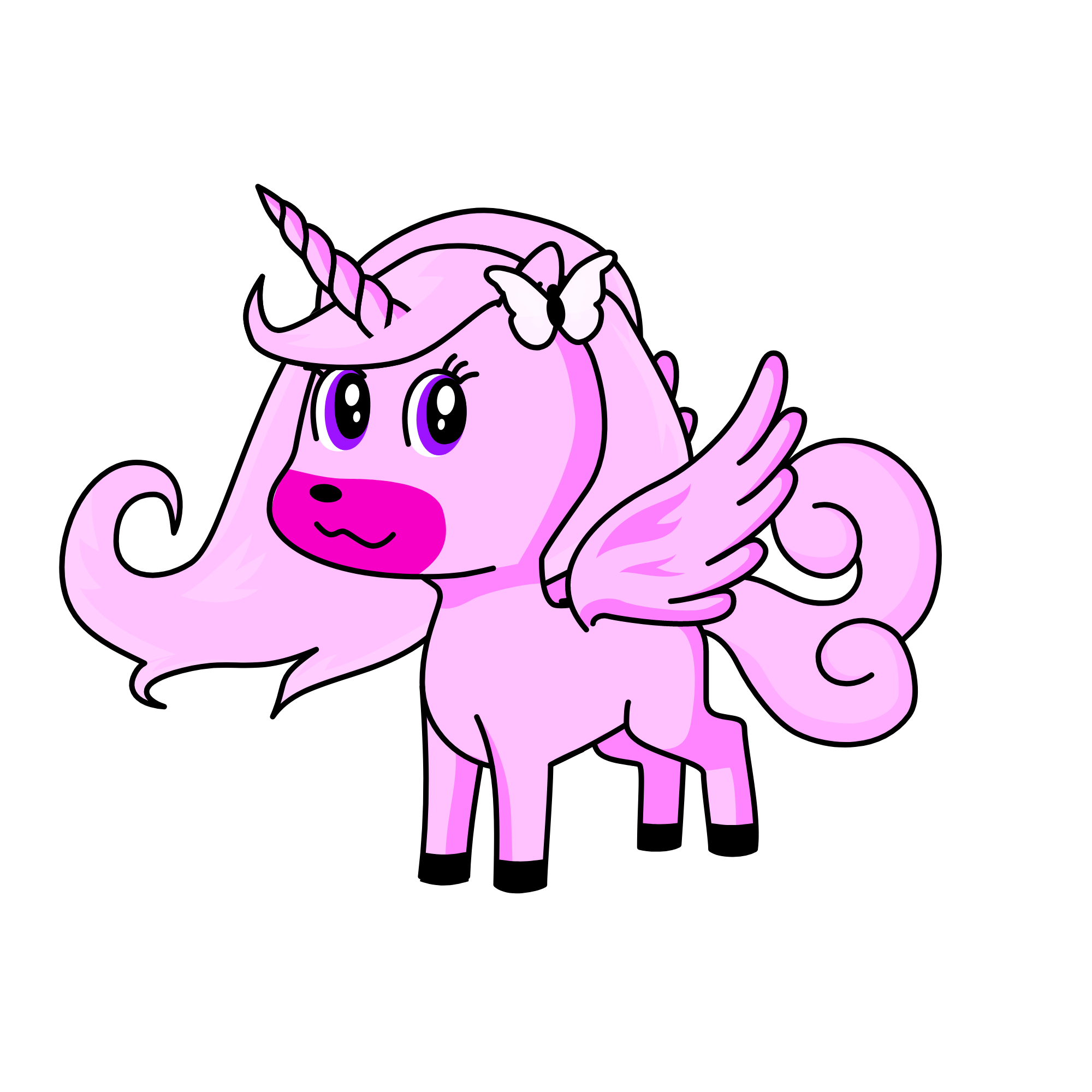 Pinky pie, the unicorn