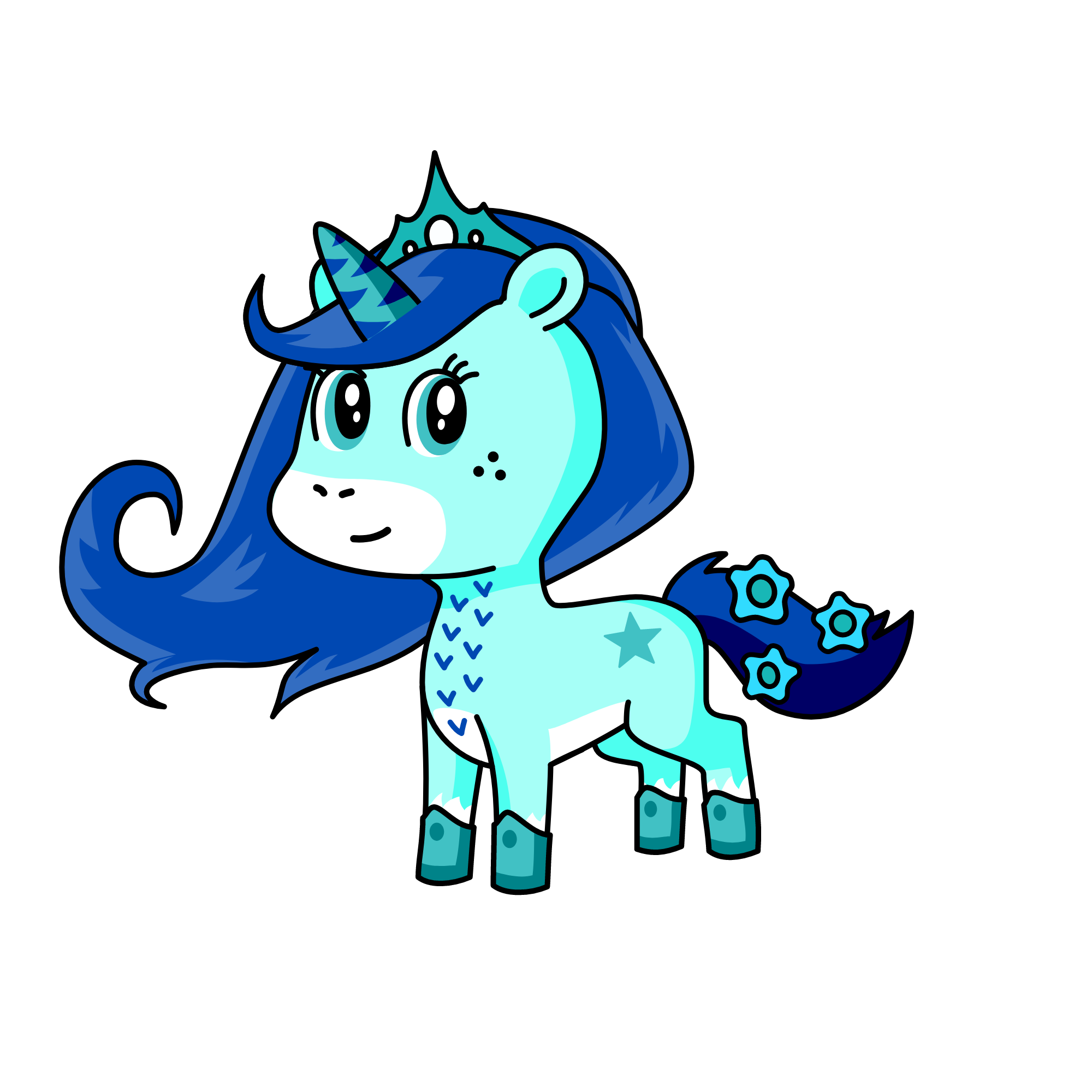 Nube , the unicorn