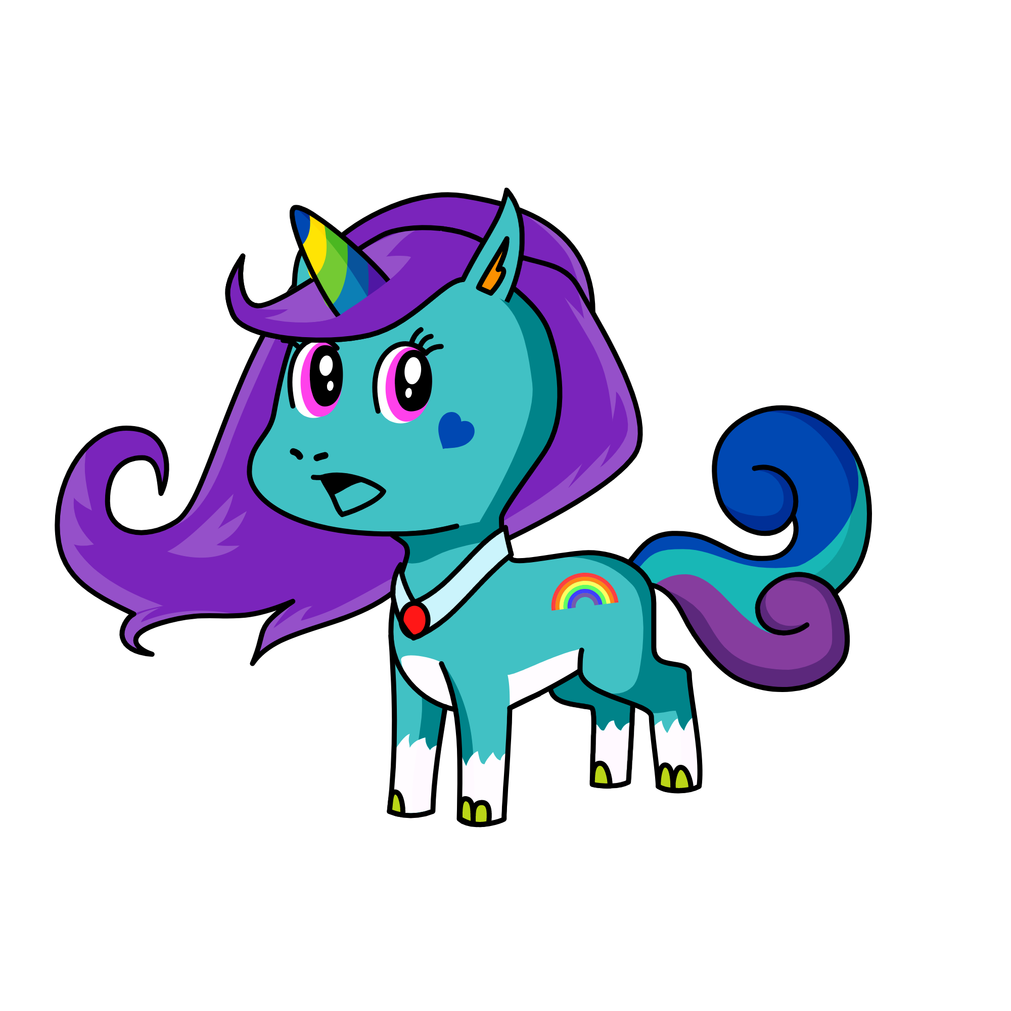 snow, the unicorn