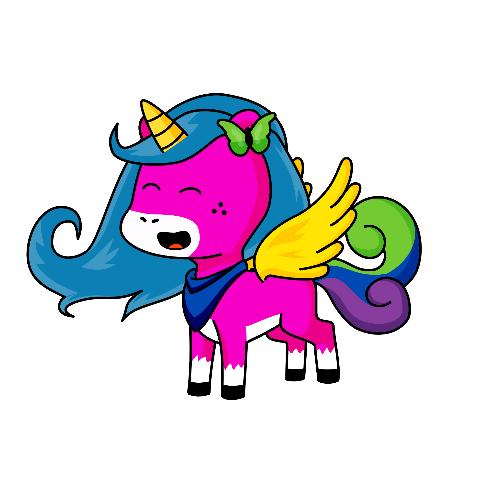 Swirly, the unicorn