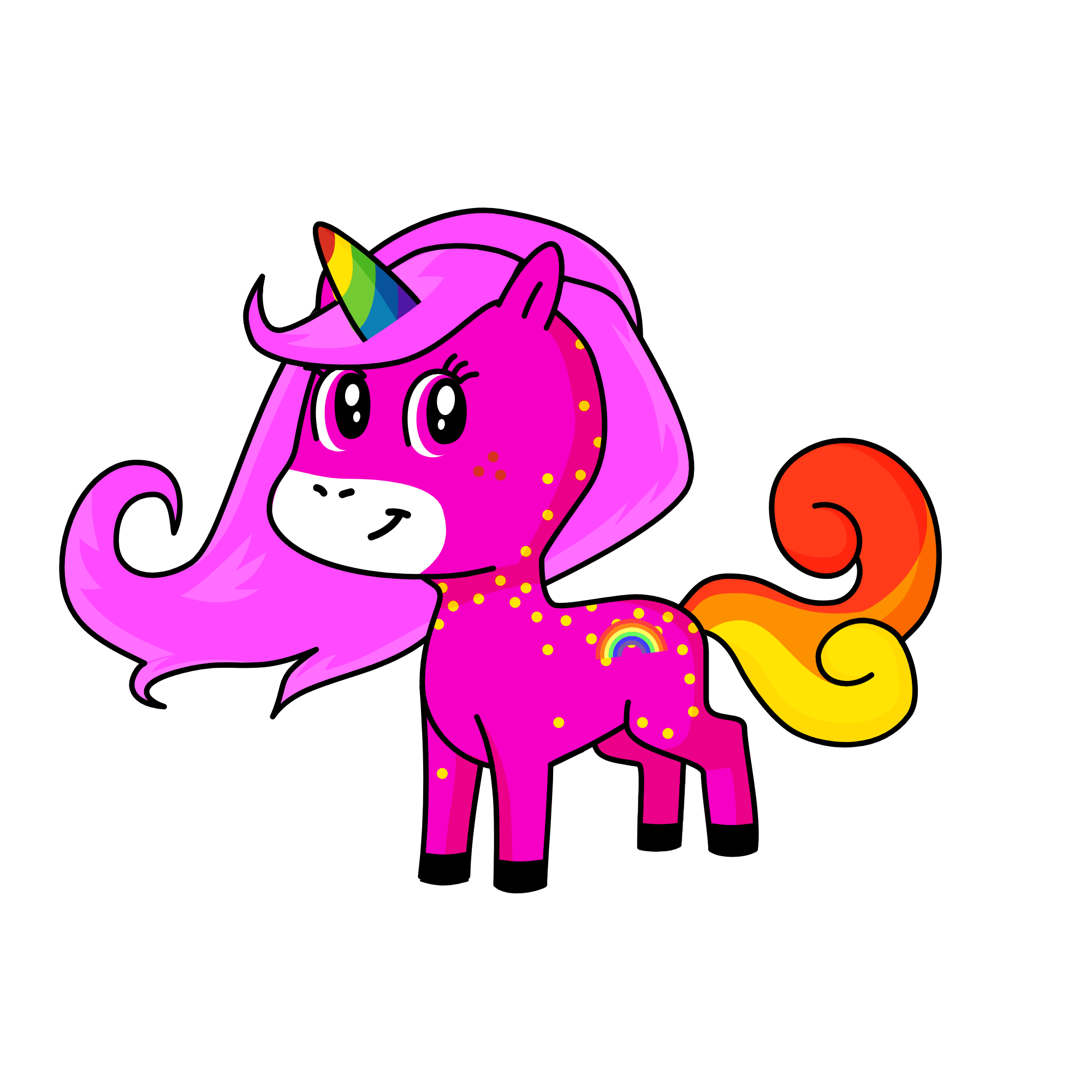 Cutie corn, the unicorn