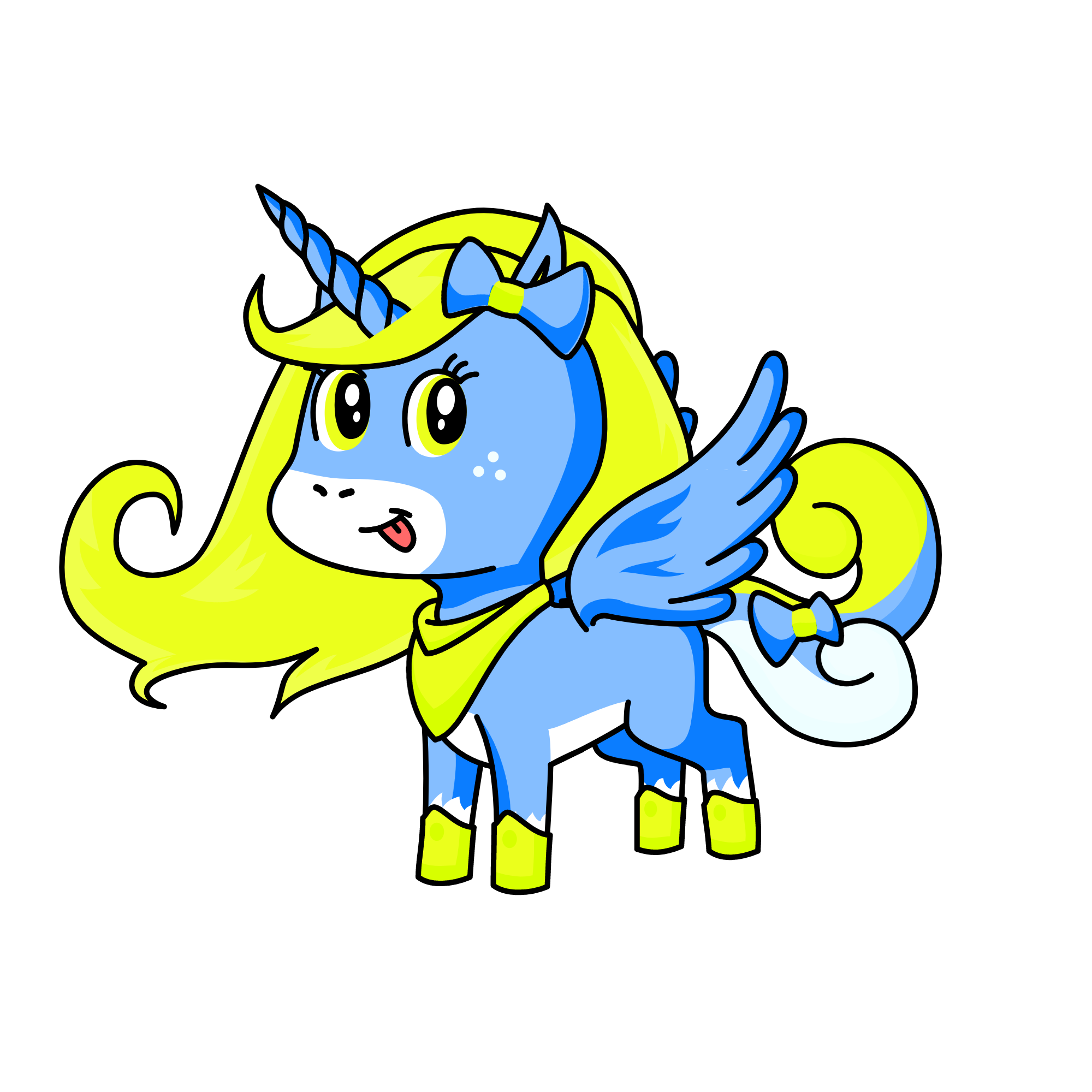 Michigan cheerleader, the unicorn