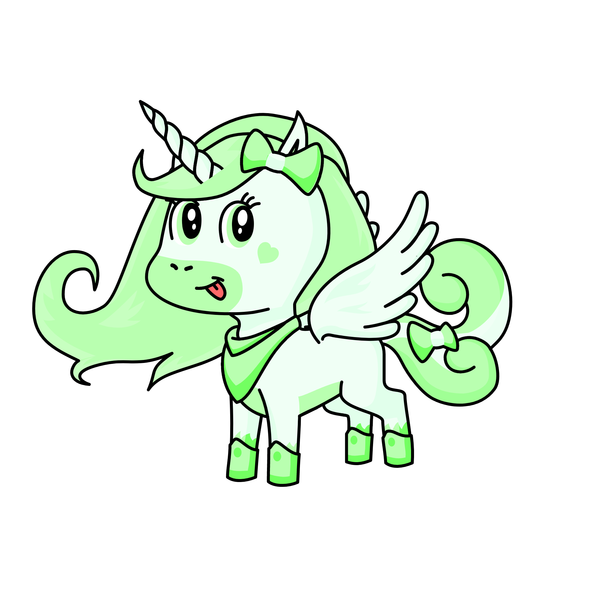 Michigan State cheerleader, the unicorn