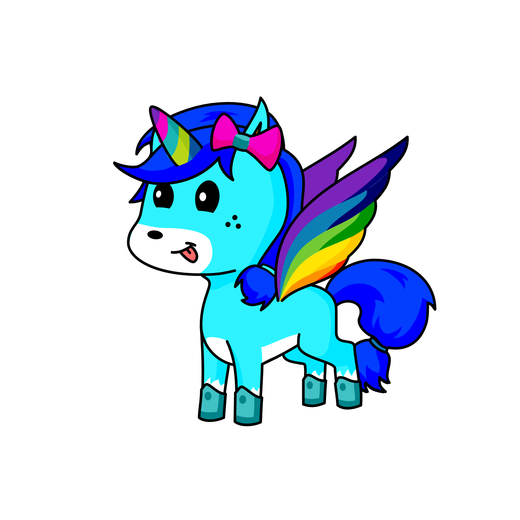 Sky, the unicorn