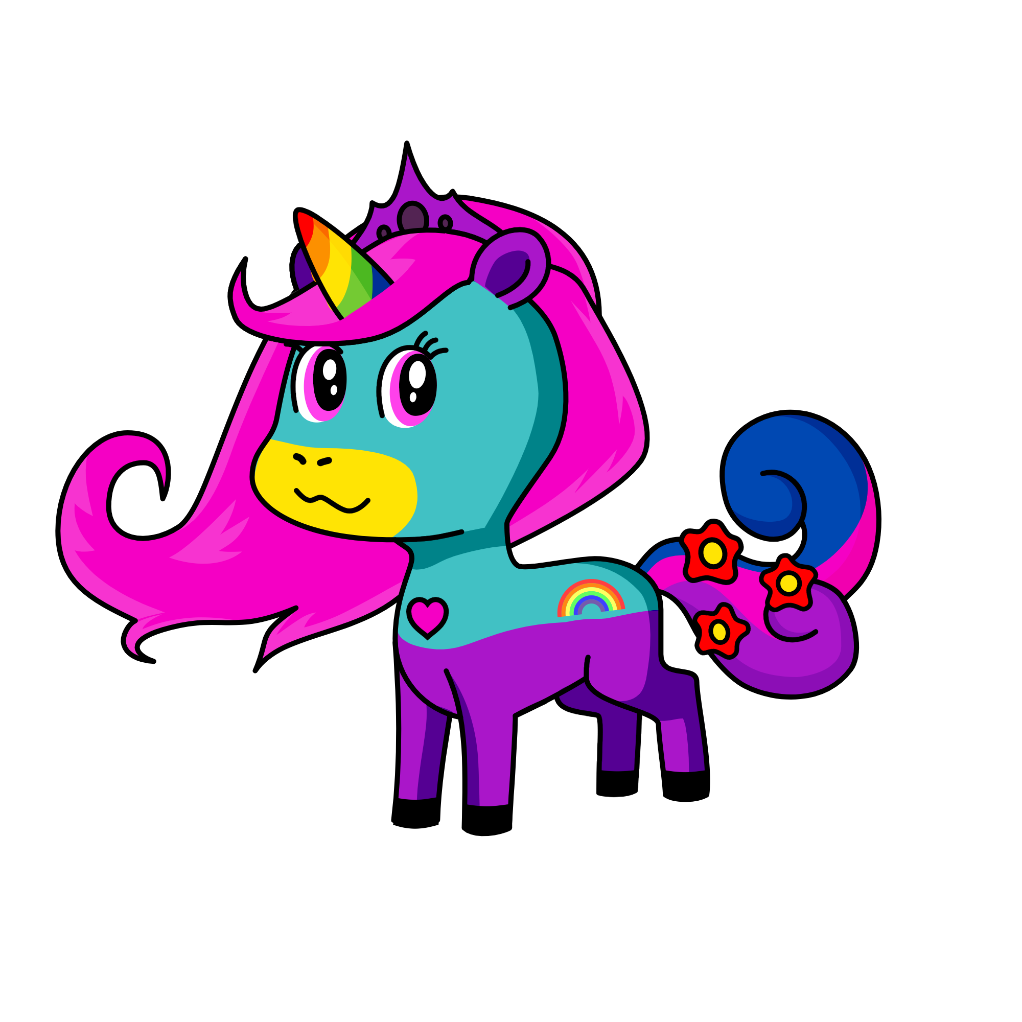 Poppy, the unicorn