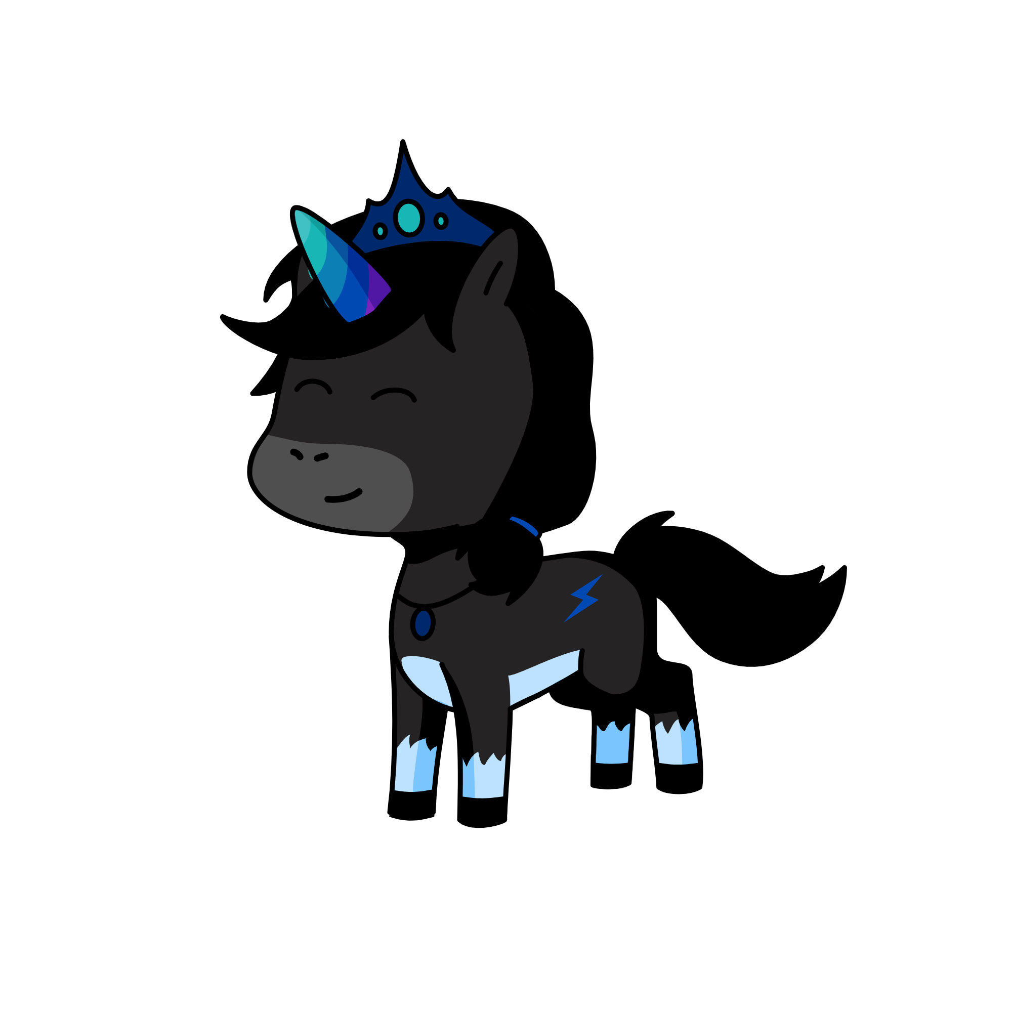 Midnight, the unicorn