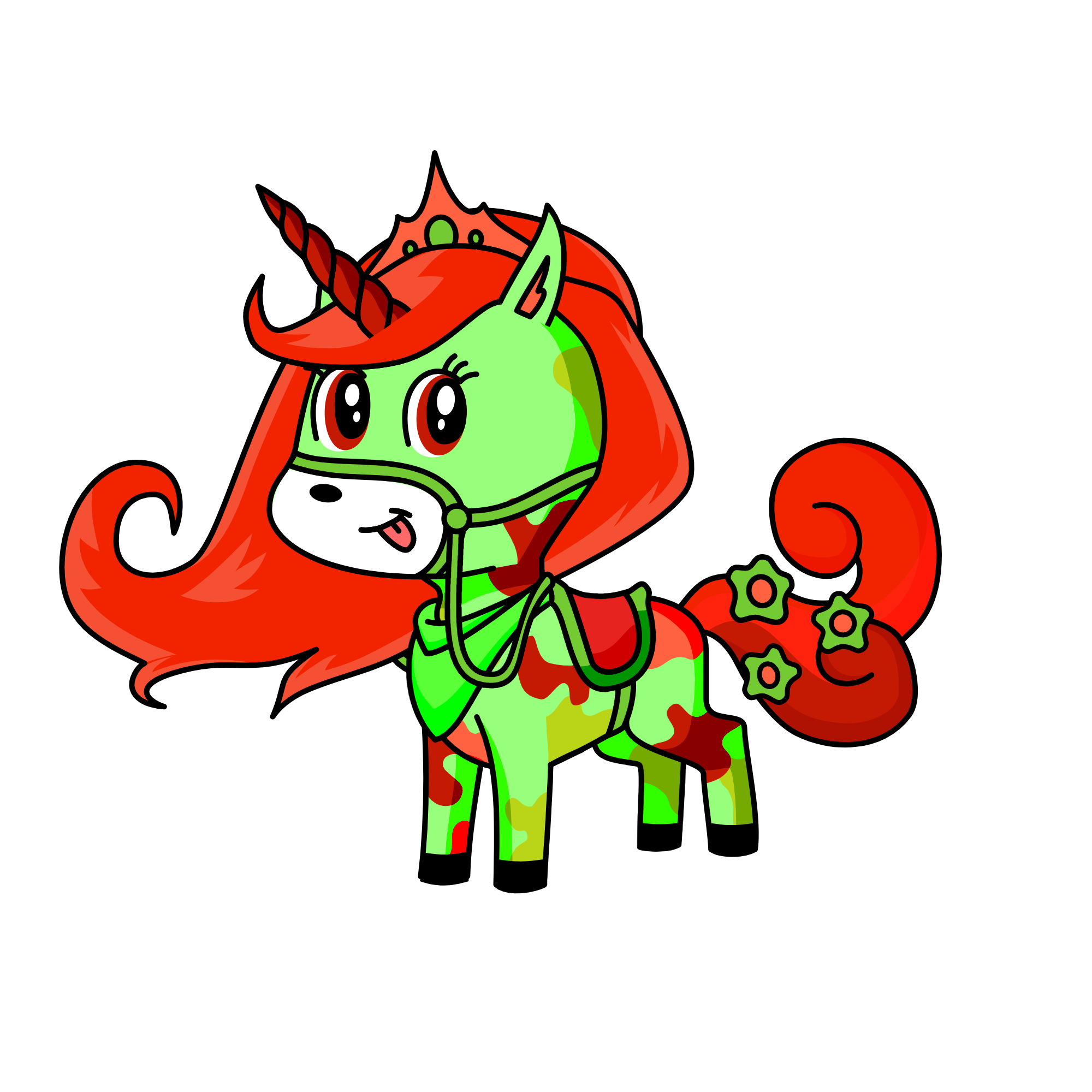 Xmas/uincorn โค๏ธ๐งก๐๐๐๐๐ค, the unicorn
