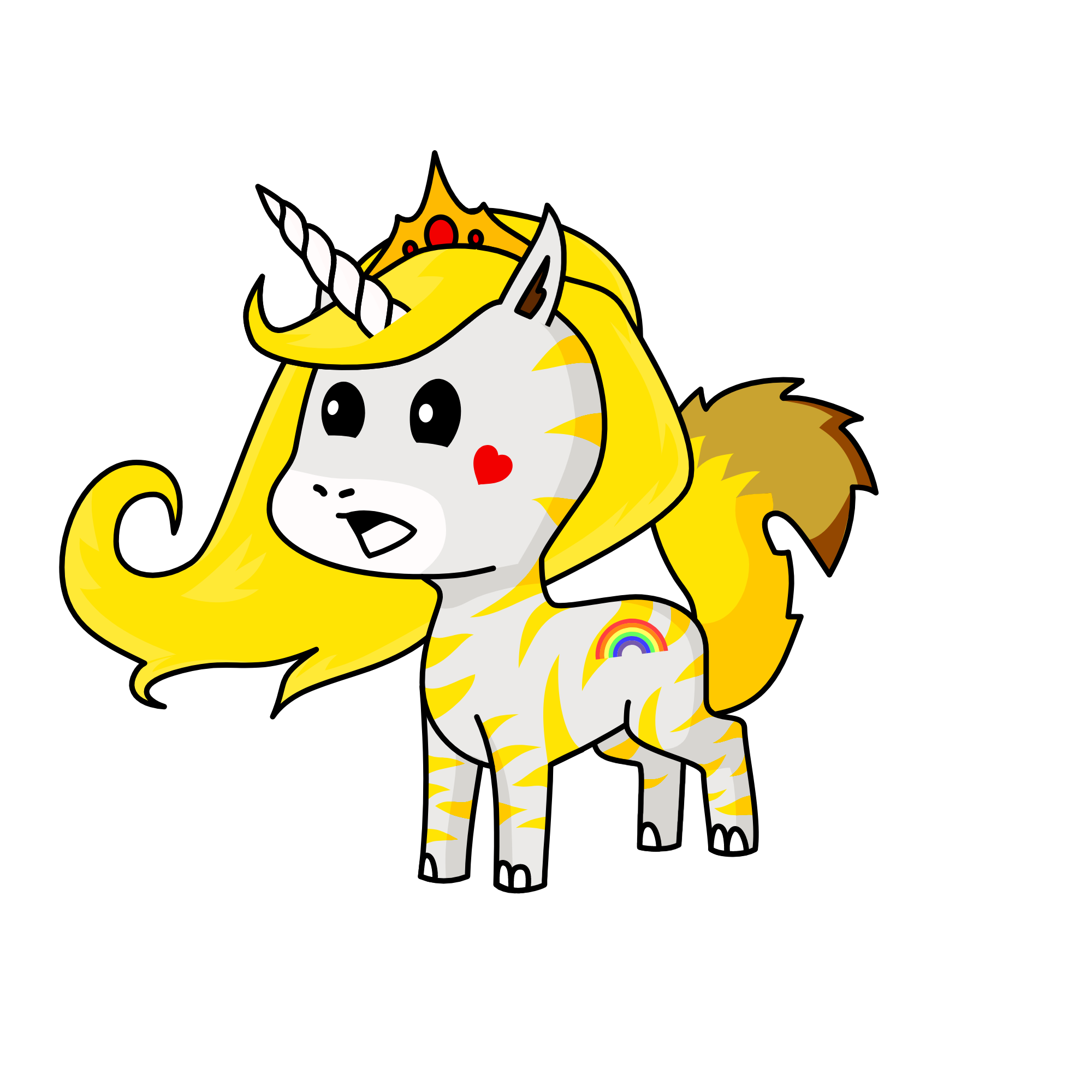 Sunrise, the unicorn