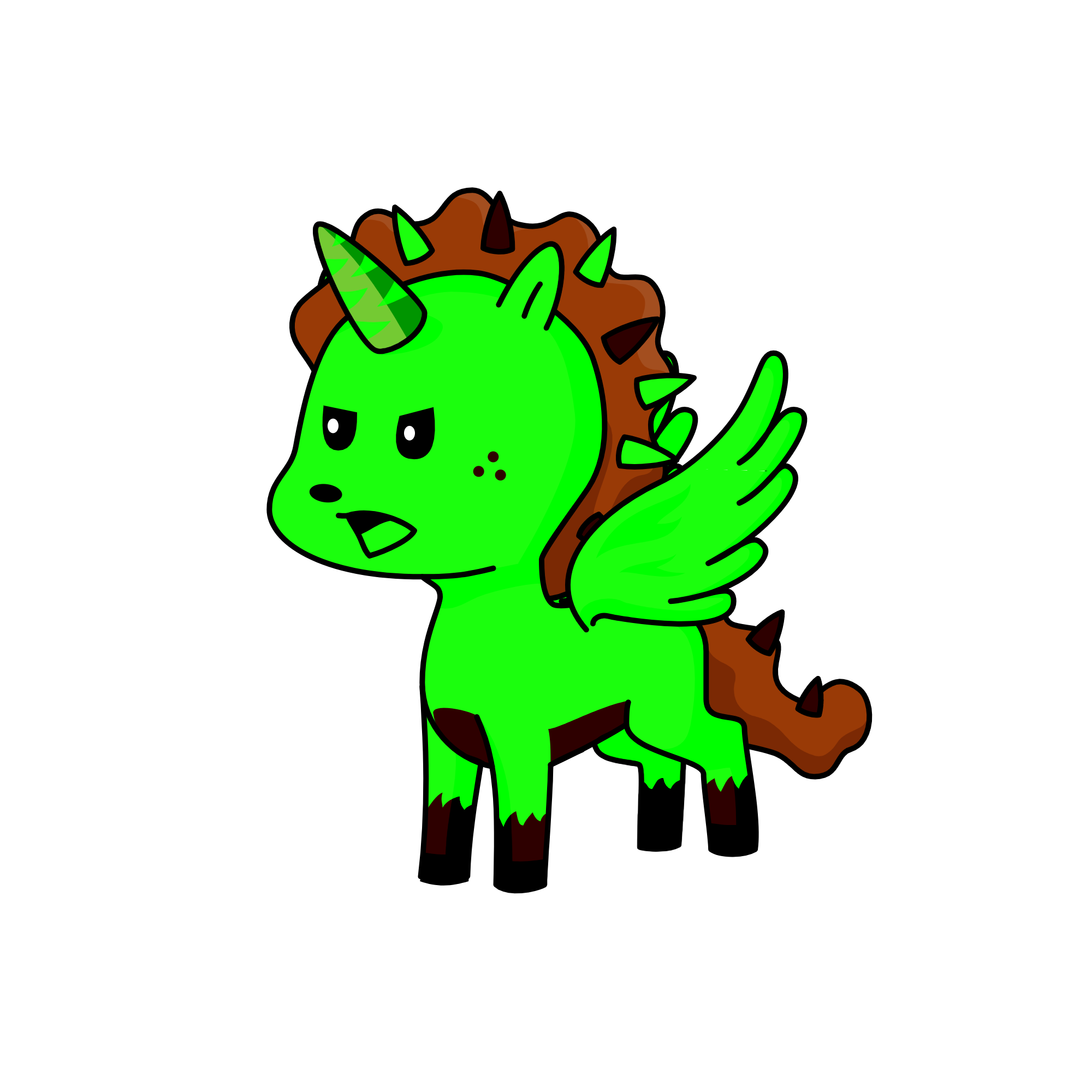 zombie dude, the unicorn