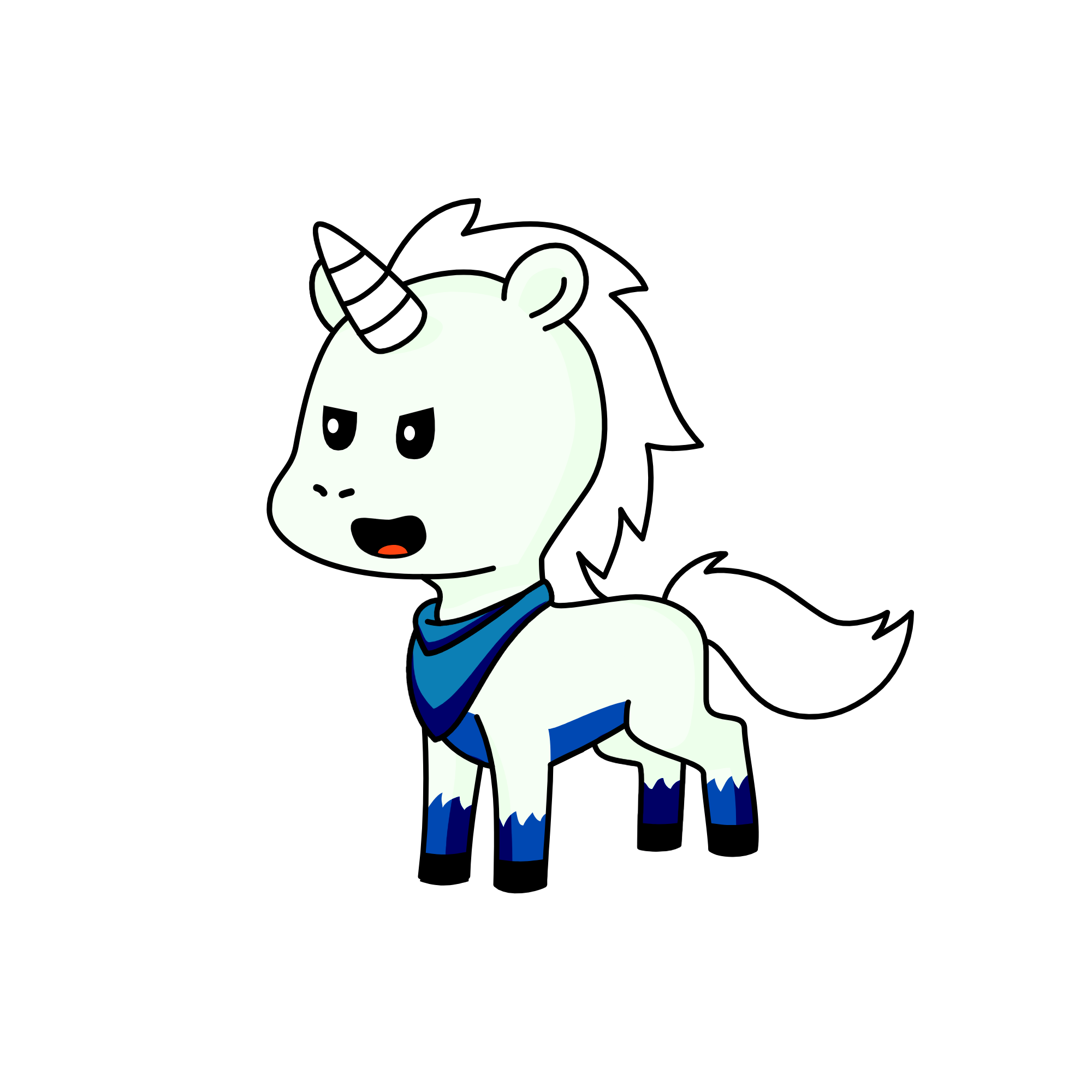sans, the unicorn