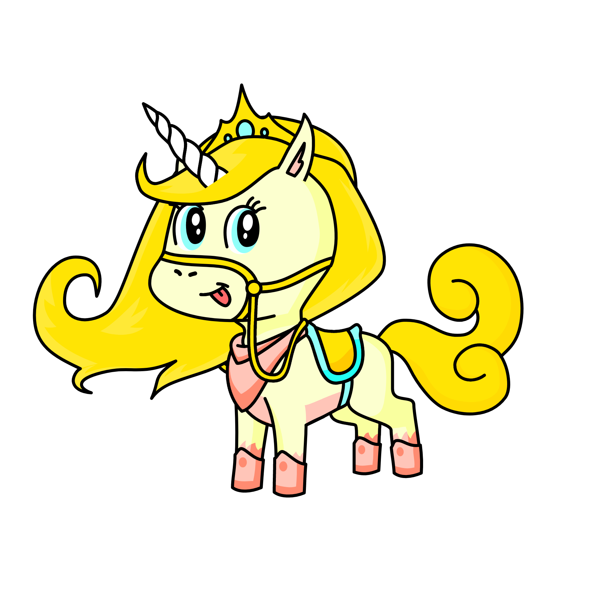 Princess Peach, the unicorn