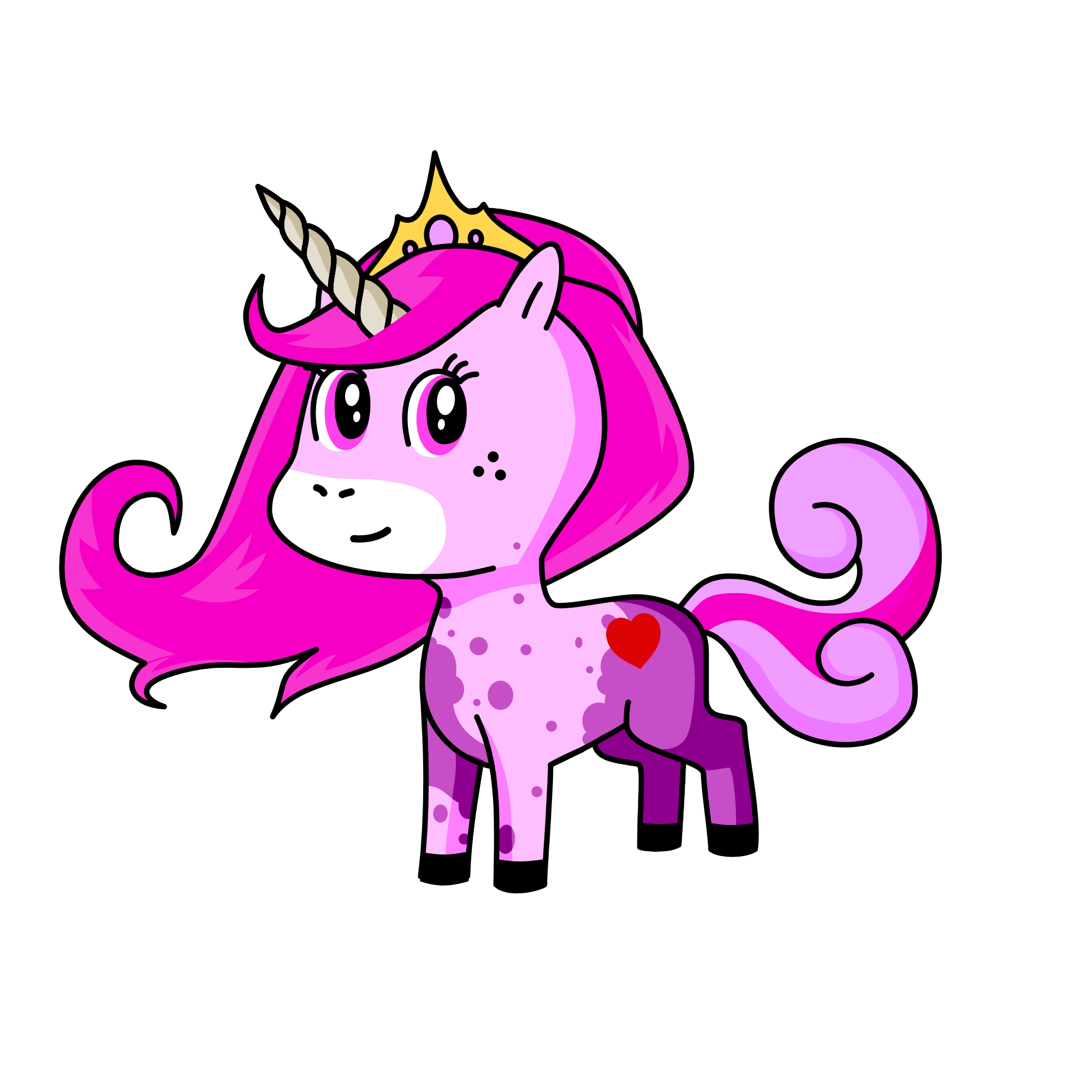 princess, the unicorn
