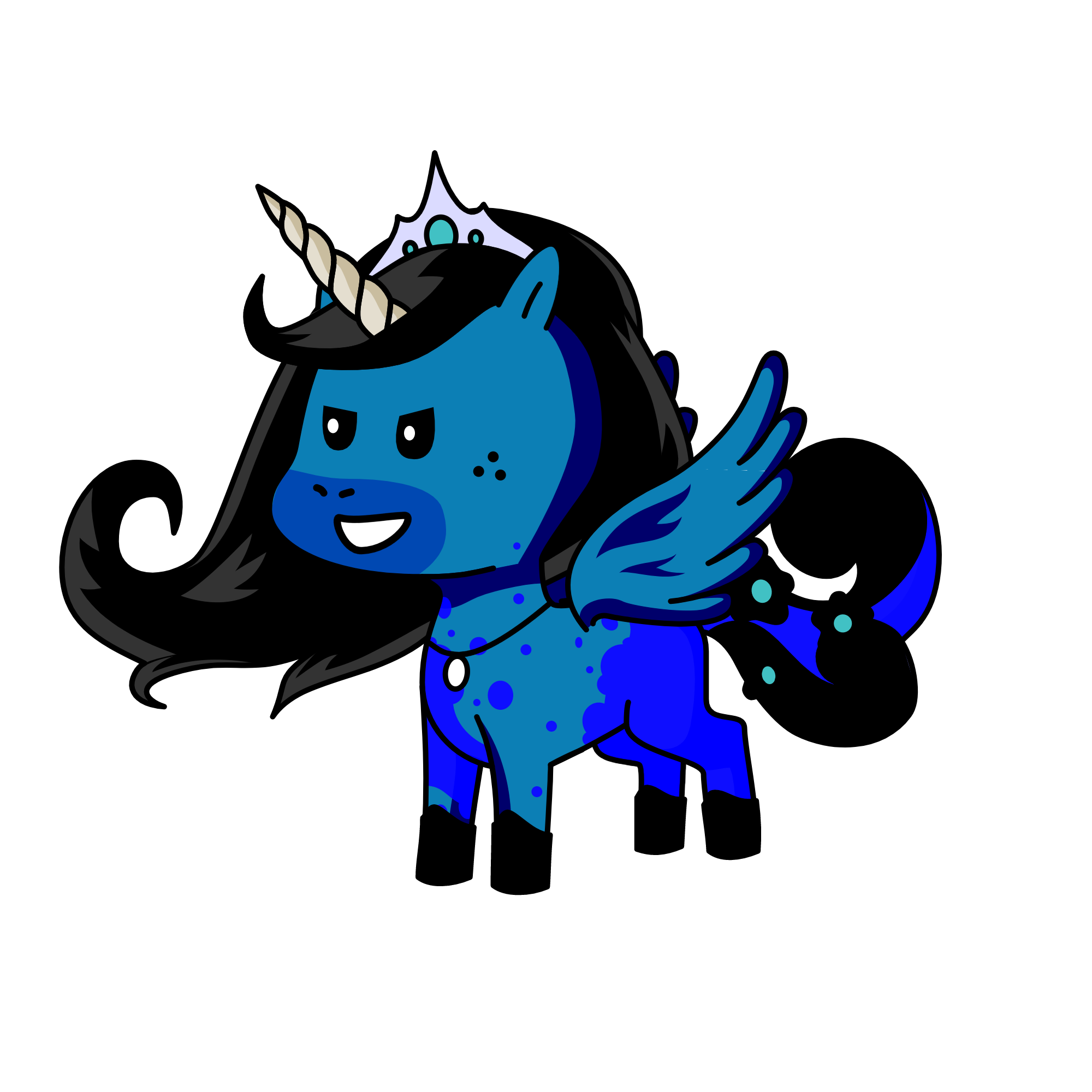 midnight moon, the unicorn