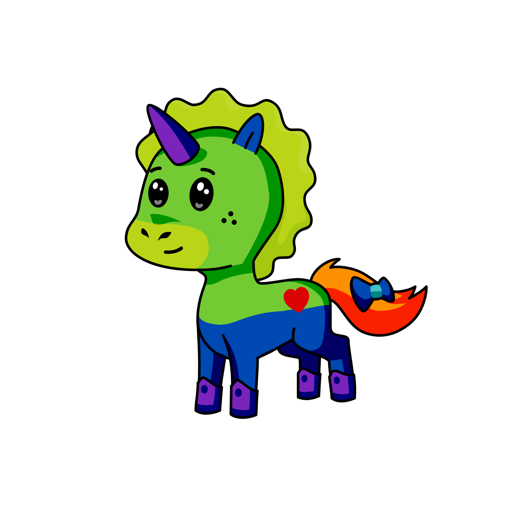 spandy, the unicorn