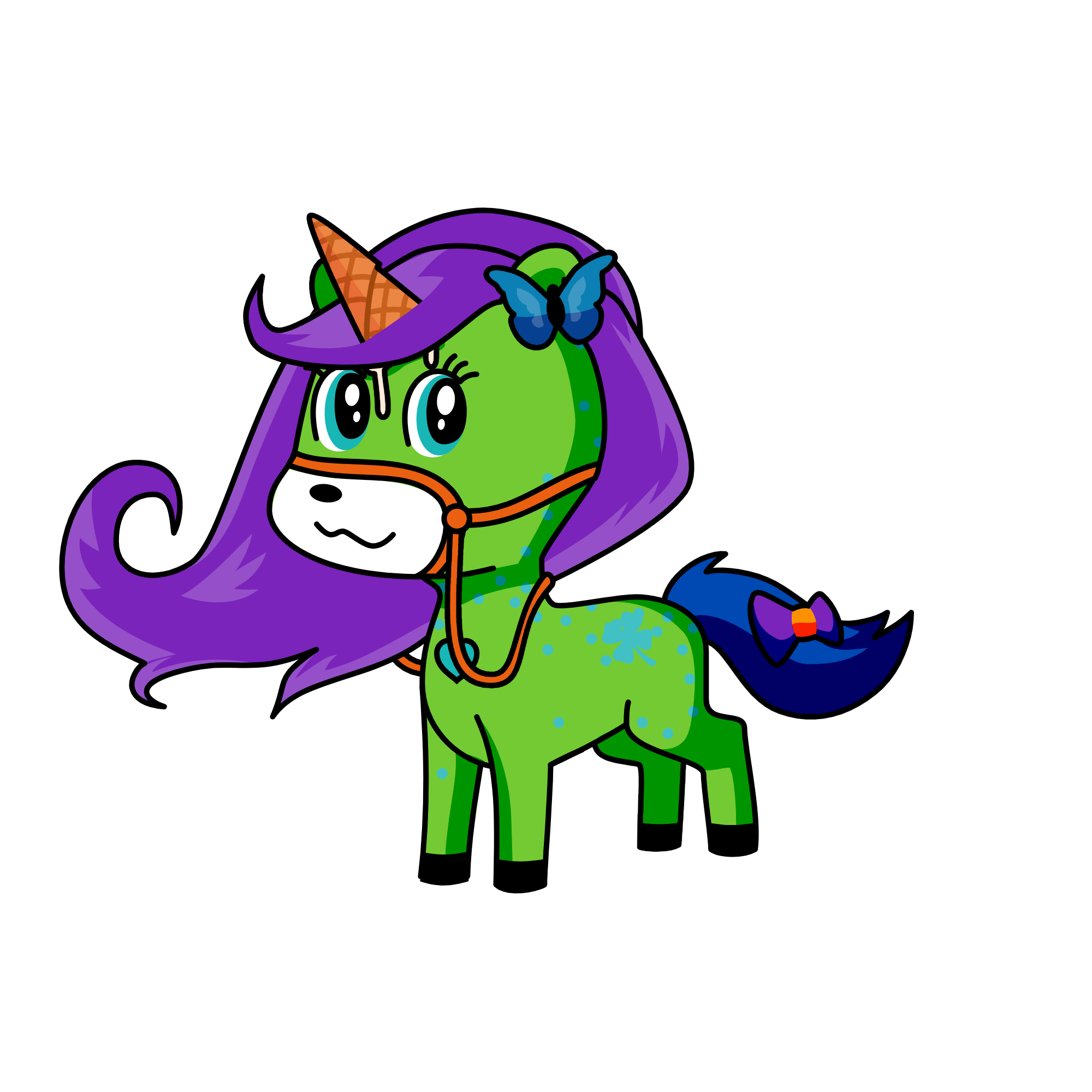 cloudy, the unicorn