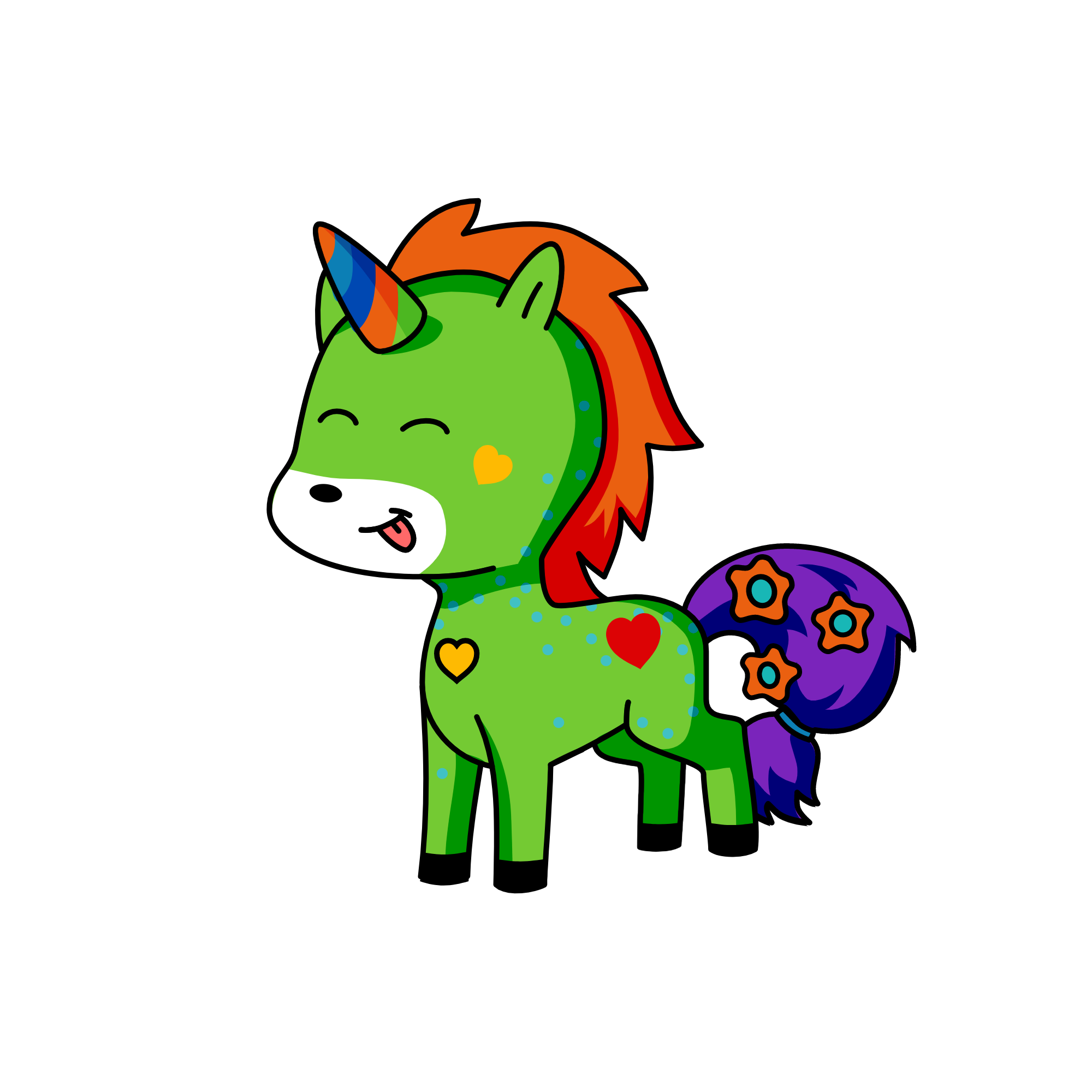 manji, the unicorn