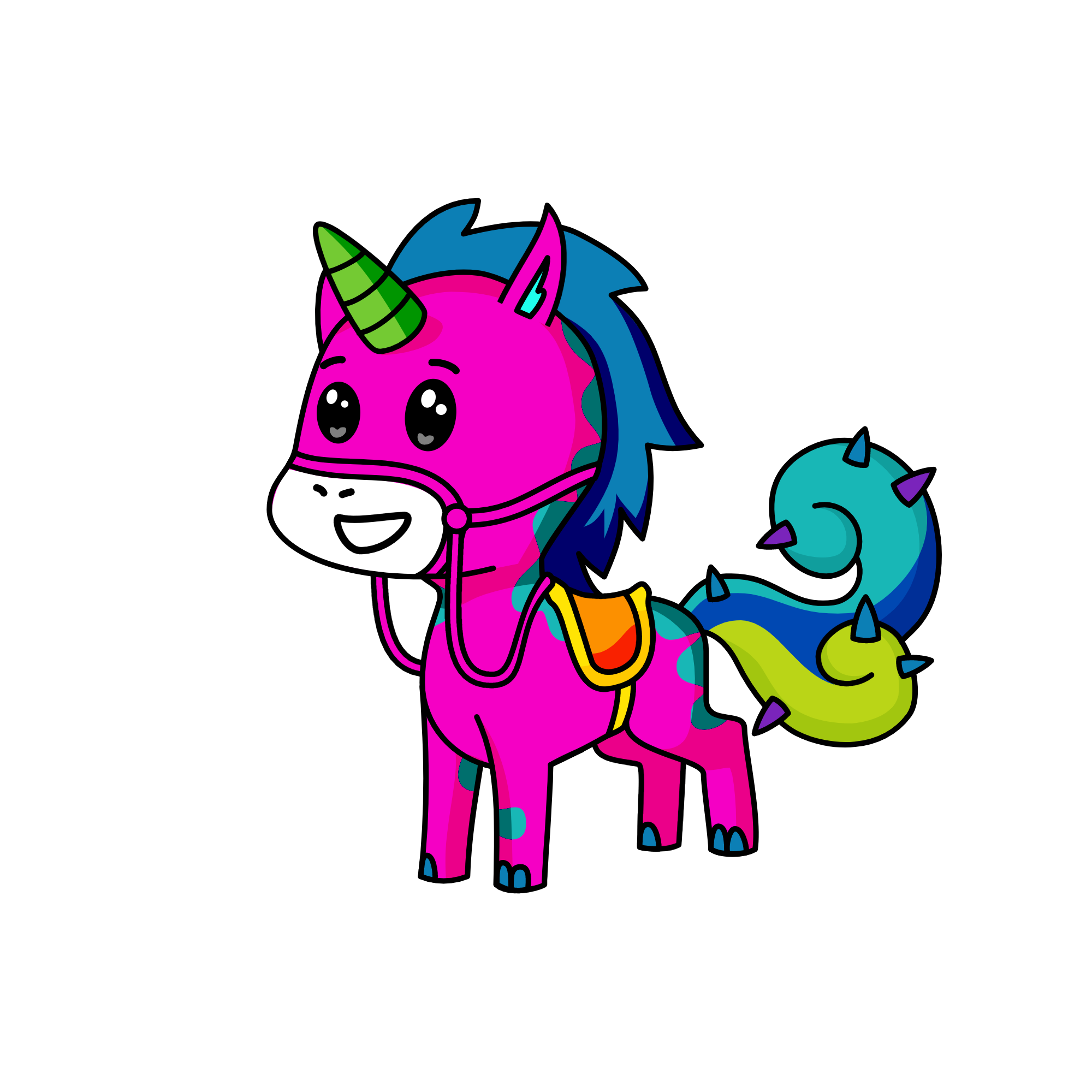 smily, the unicorn