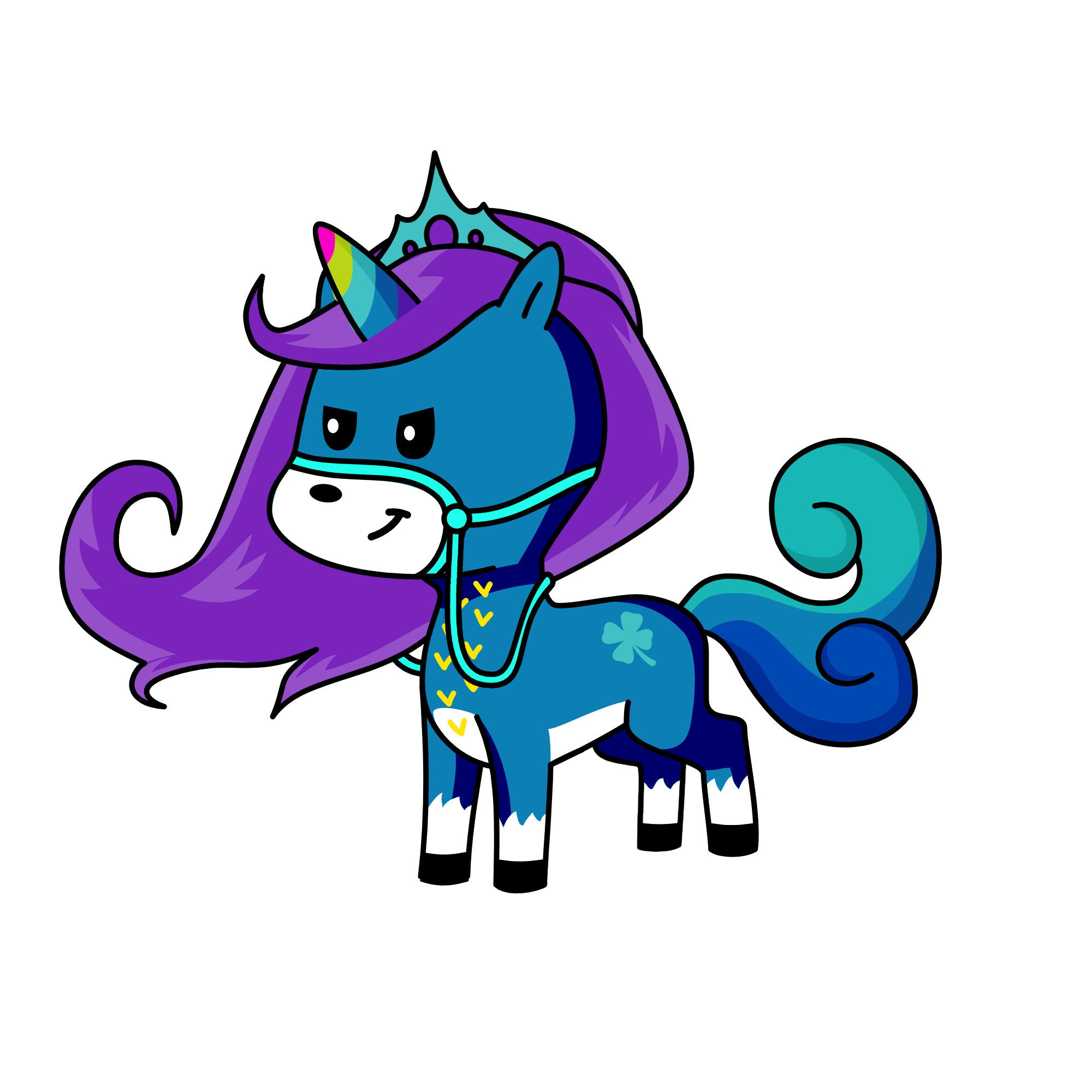 blue nirth, the unicorn