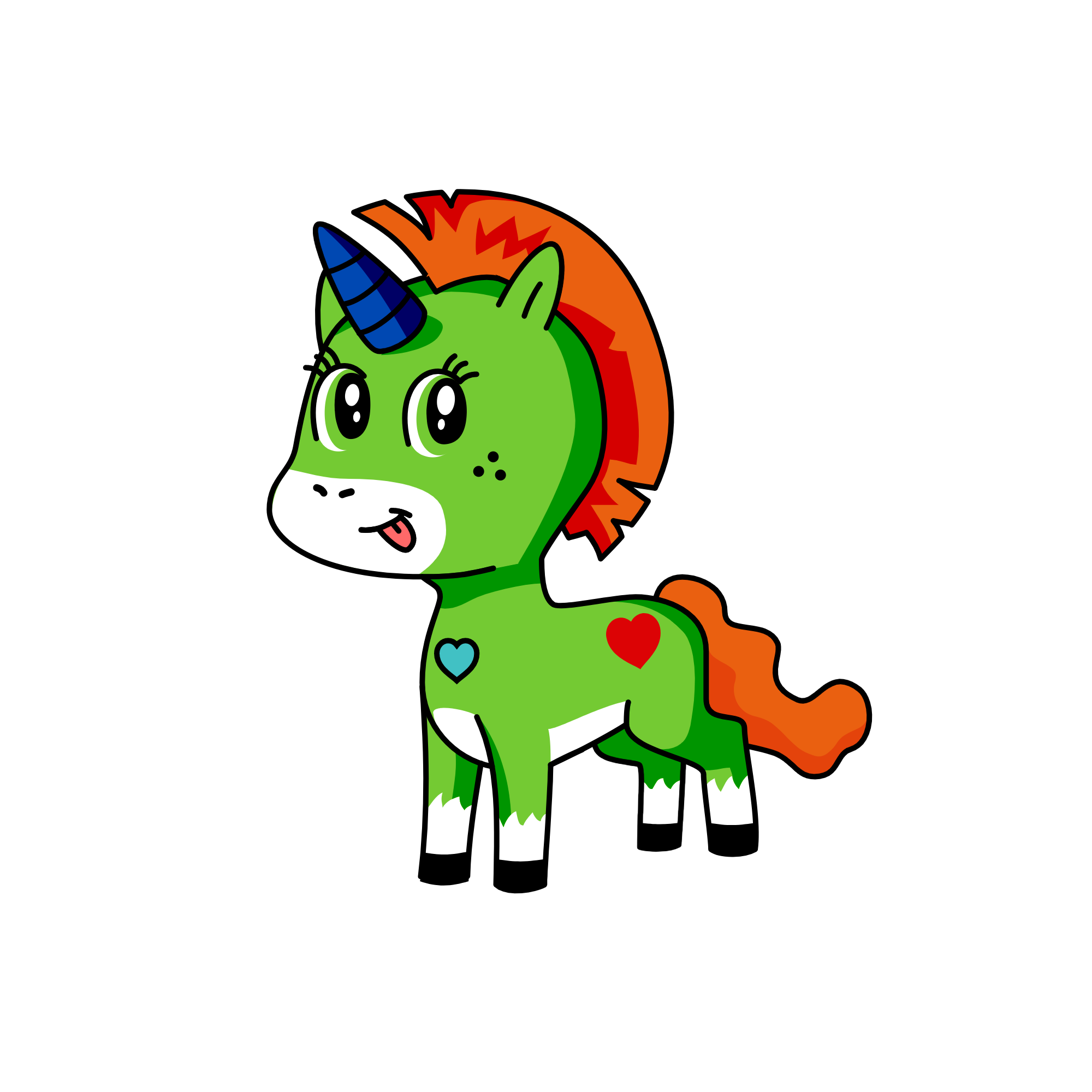glacky, the unicorn