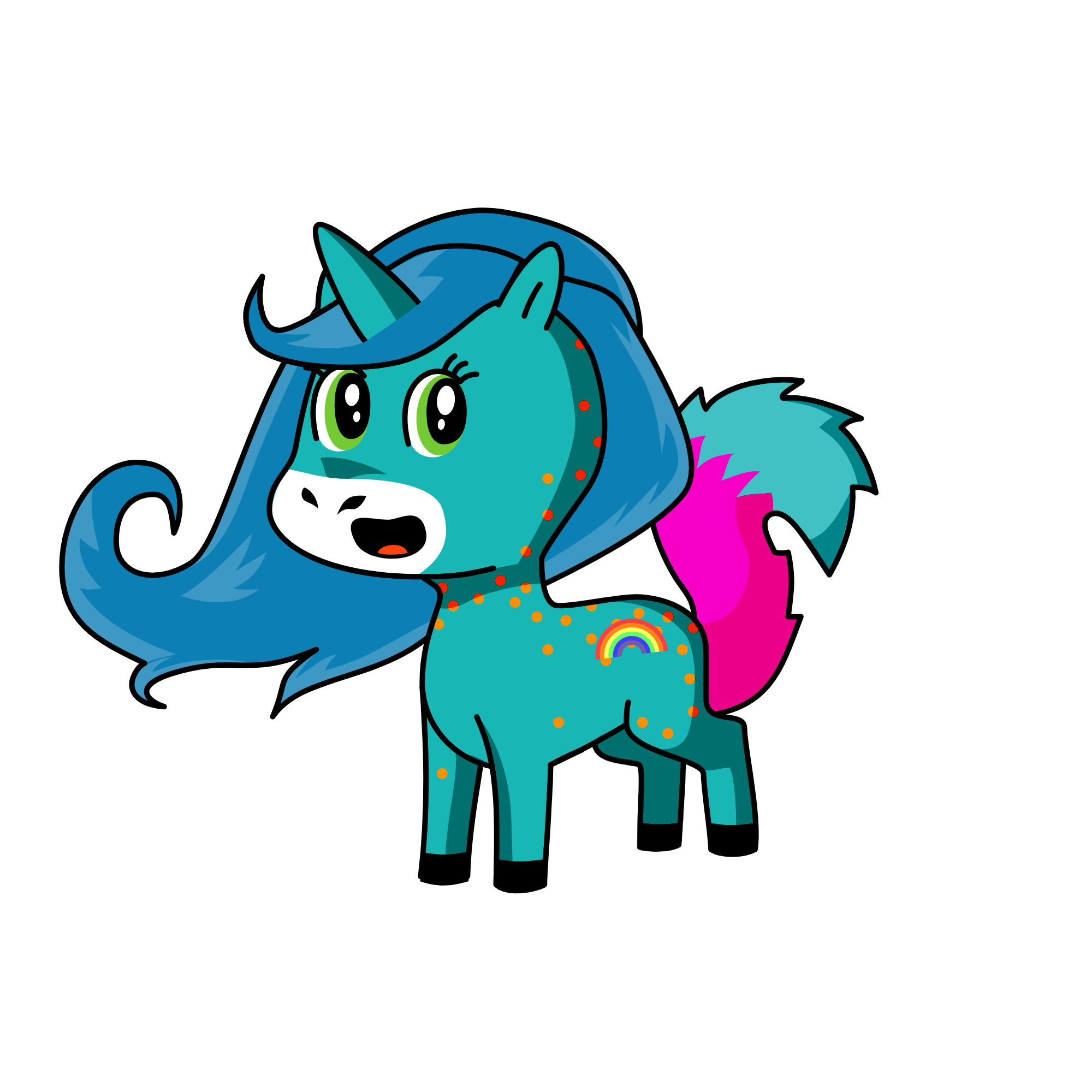 candy, the unicorn
